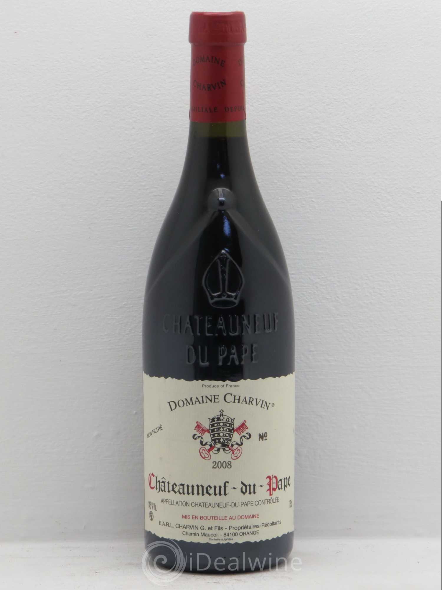 Châteauneuf-du-Pape Charvin (Domaine) 2008 - Lot de 1 bouteille - 0