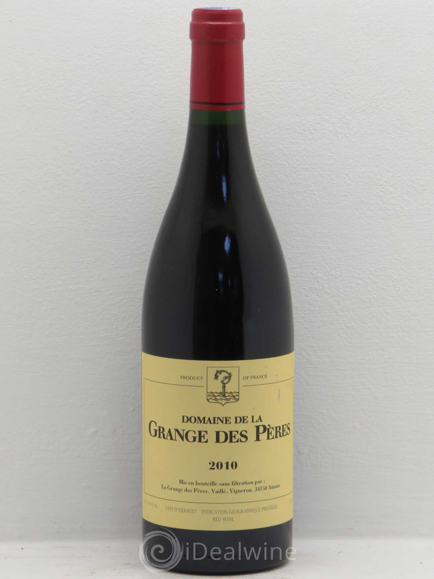 Pays d'Hérault Grange des Pères Laurent Vaillé 2010 - Lot de 1 bouteille - 0