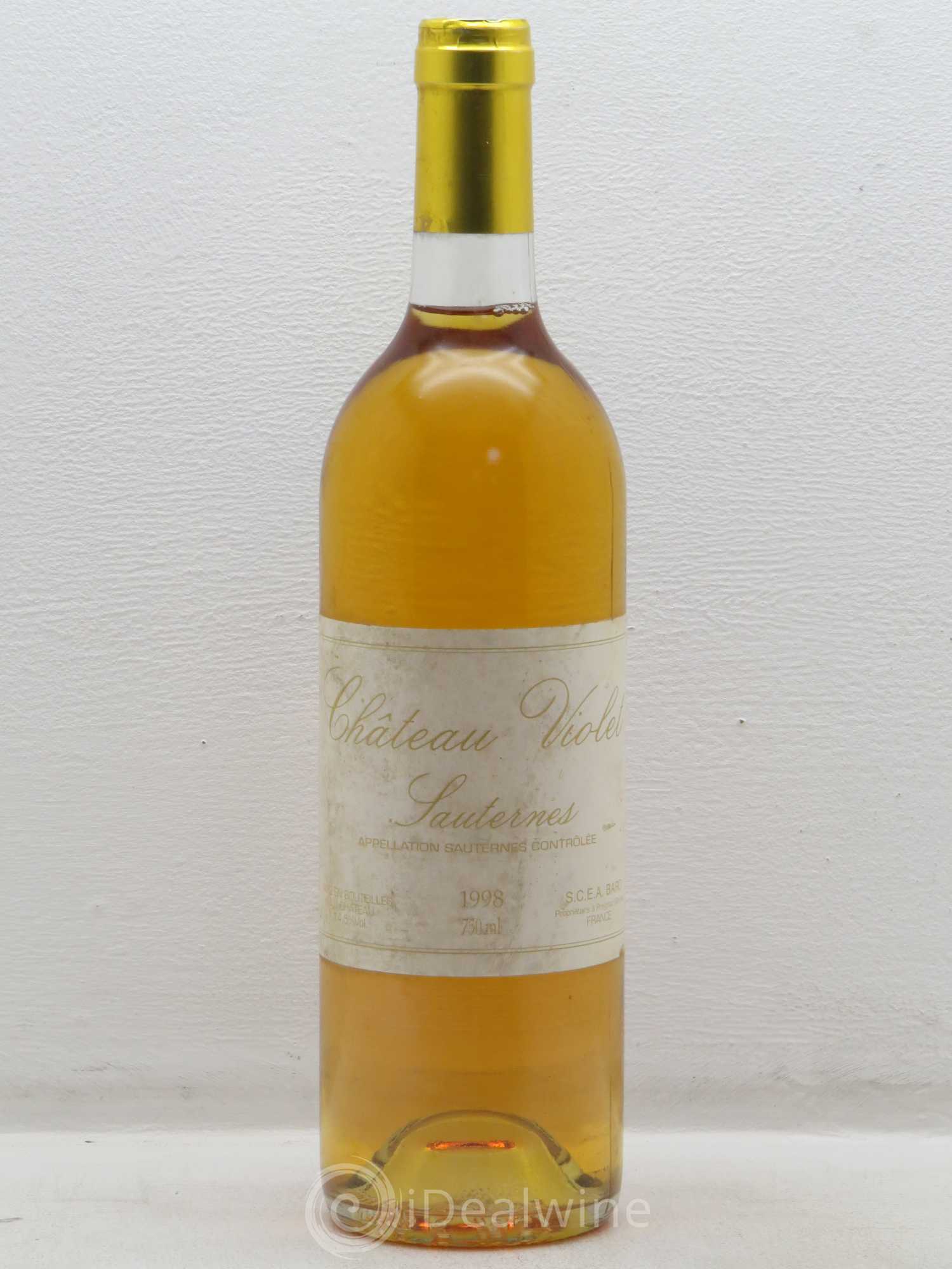 Sauternes Château Violet 1998 - Lotto di 1 bottiglia - 0
