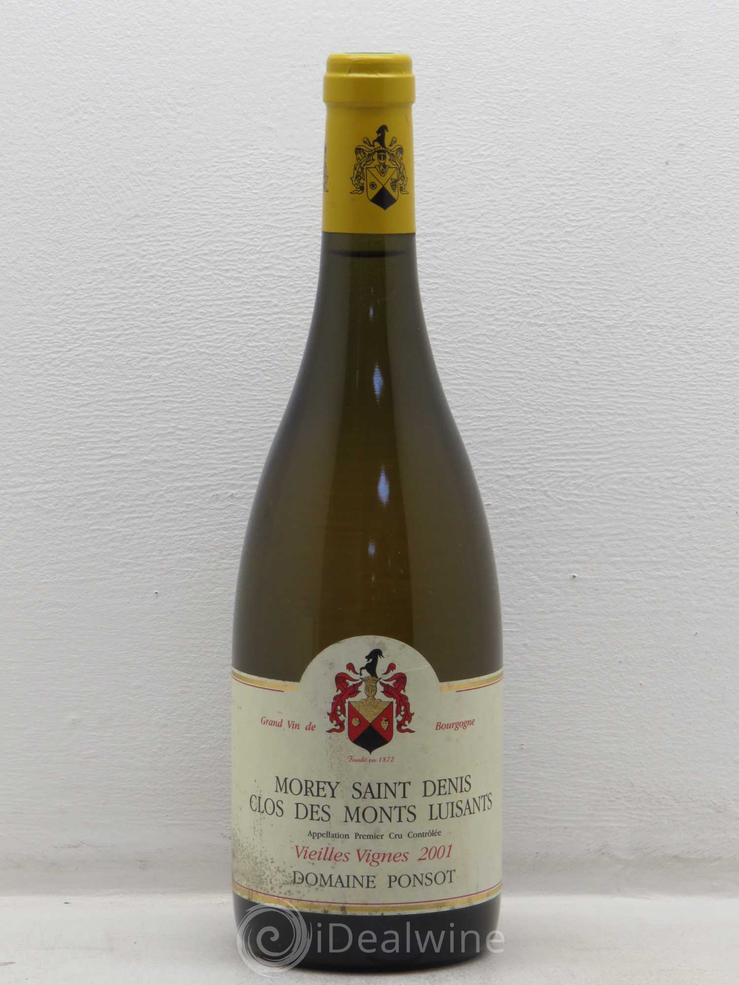 Morey-Saint-Denis Clos des Monts Luisants Ponsot (Domaine) 2001 - Posten von 1 Flasche - 0