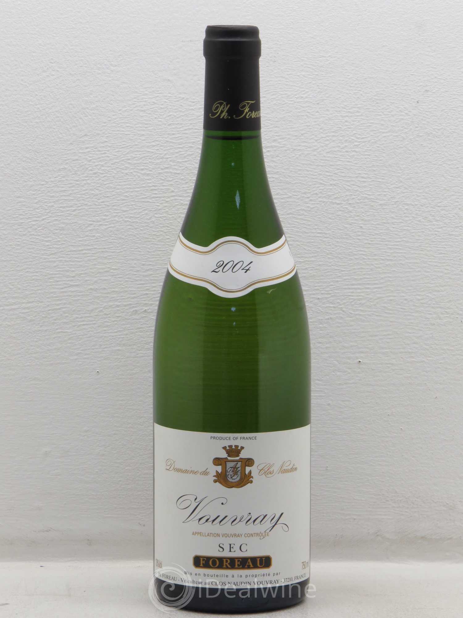 Vouvray Sec Clos Naudin - Philippe Foreau 2004 - Lot de 1 bouteille - 0