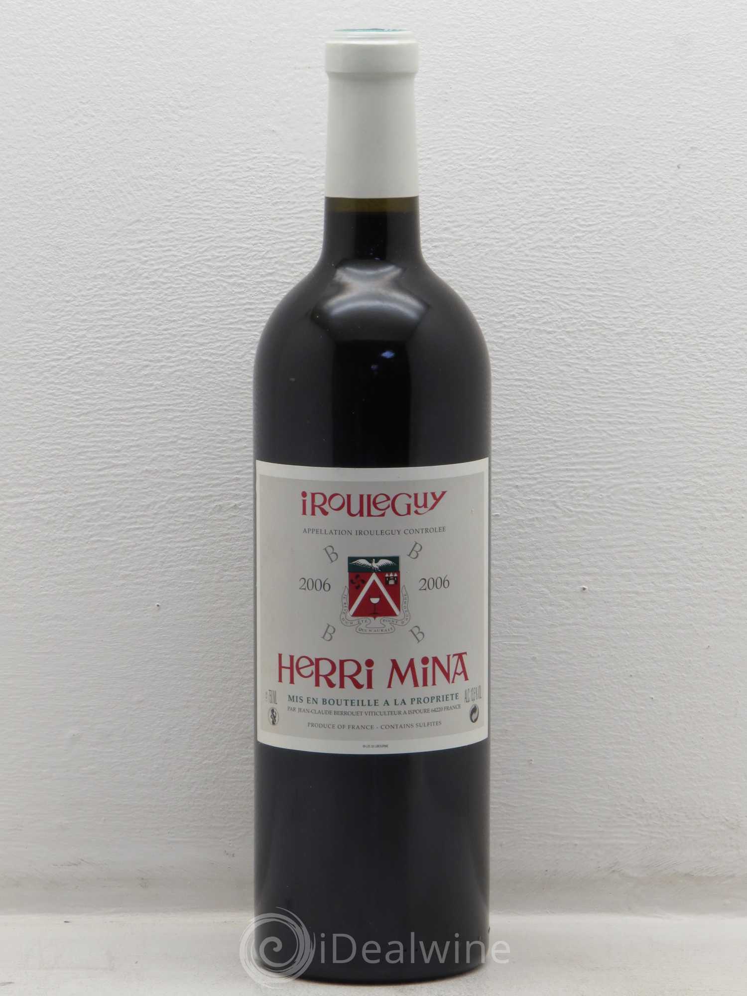 Irouléguy Domaine Herri Mina 2006 - Posten von 1 Flasche - 0