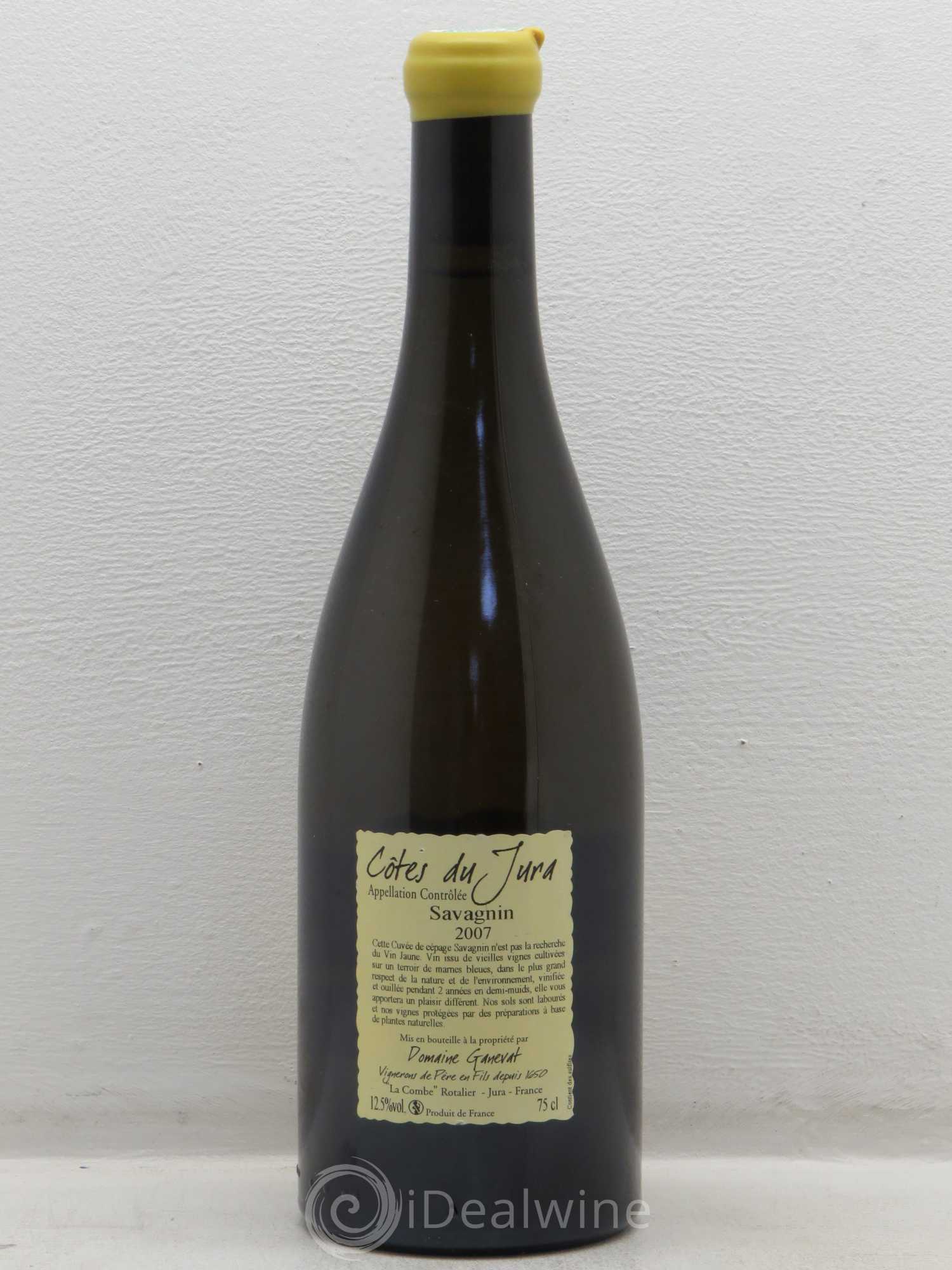 Côtes du Jura Les Chalasses Marnes Bleues Jean-François Ganevat (Domaine) 2007 - Lot de 1 bouteille - 1