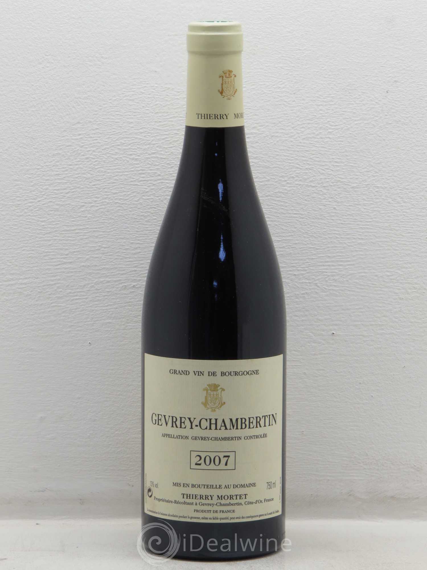 Gevrey-Chambertin 2007 - Posten von 1 Flasche - 0