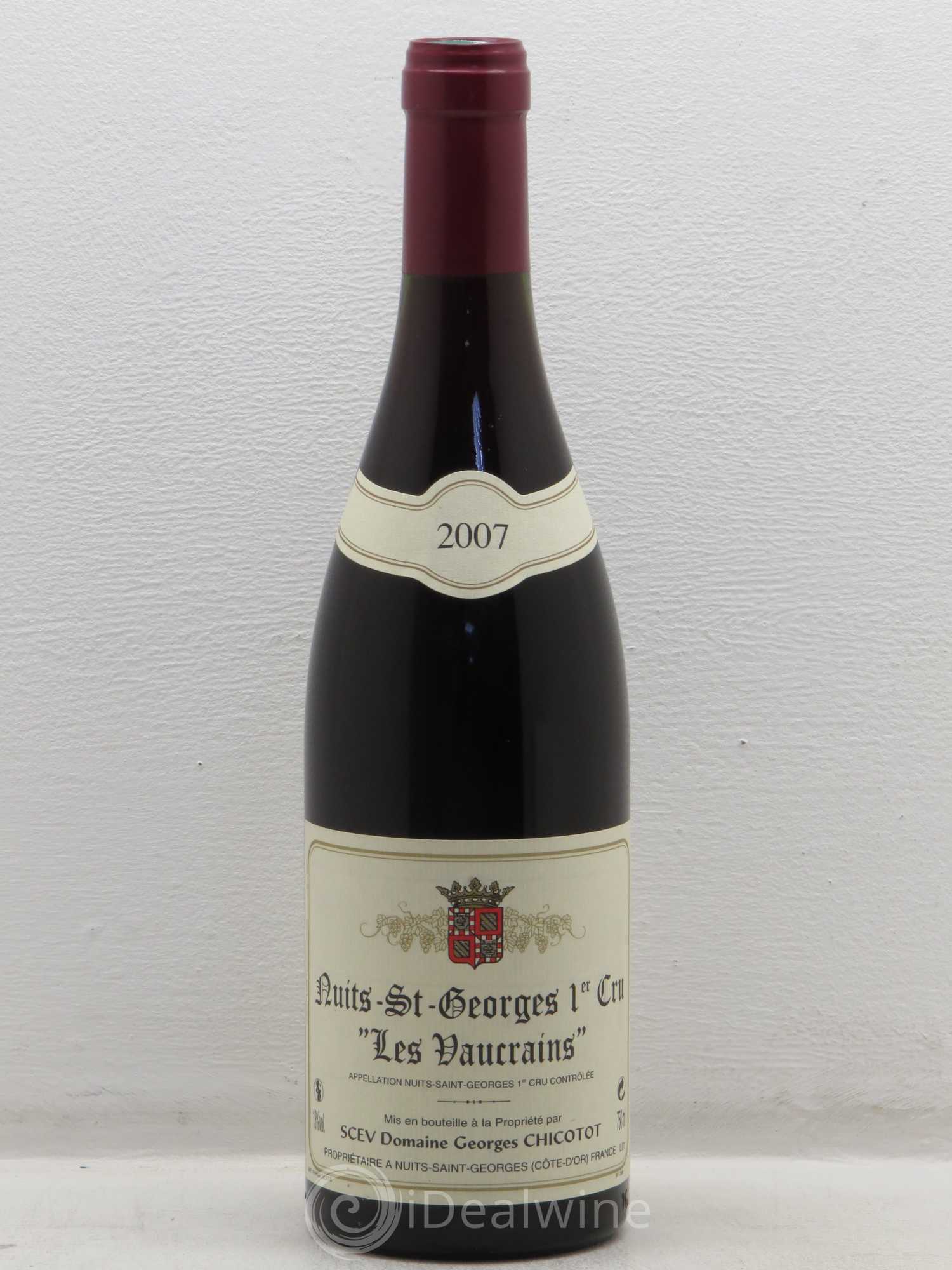 Nuits-Saint-Georges 1er Cru Les Vaucrains Chicotot 2007 - Posten von 1 Flasche - 0