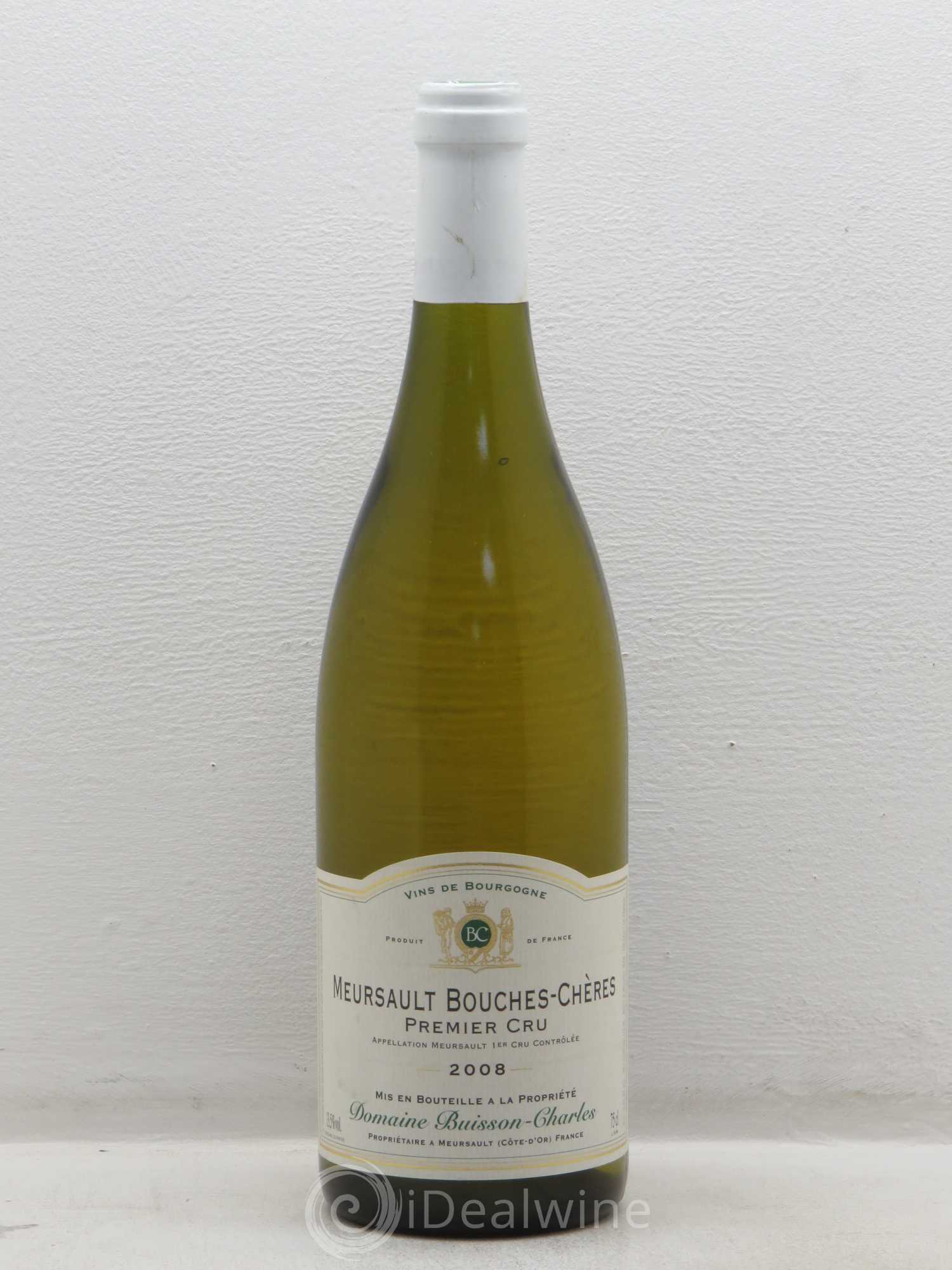 Meursault 1er Cru Les Bouches Cheres Buisson Charles 2008 - Posten von 1 Flasche - 0