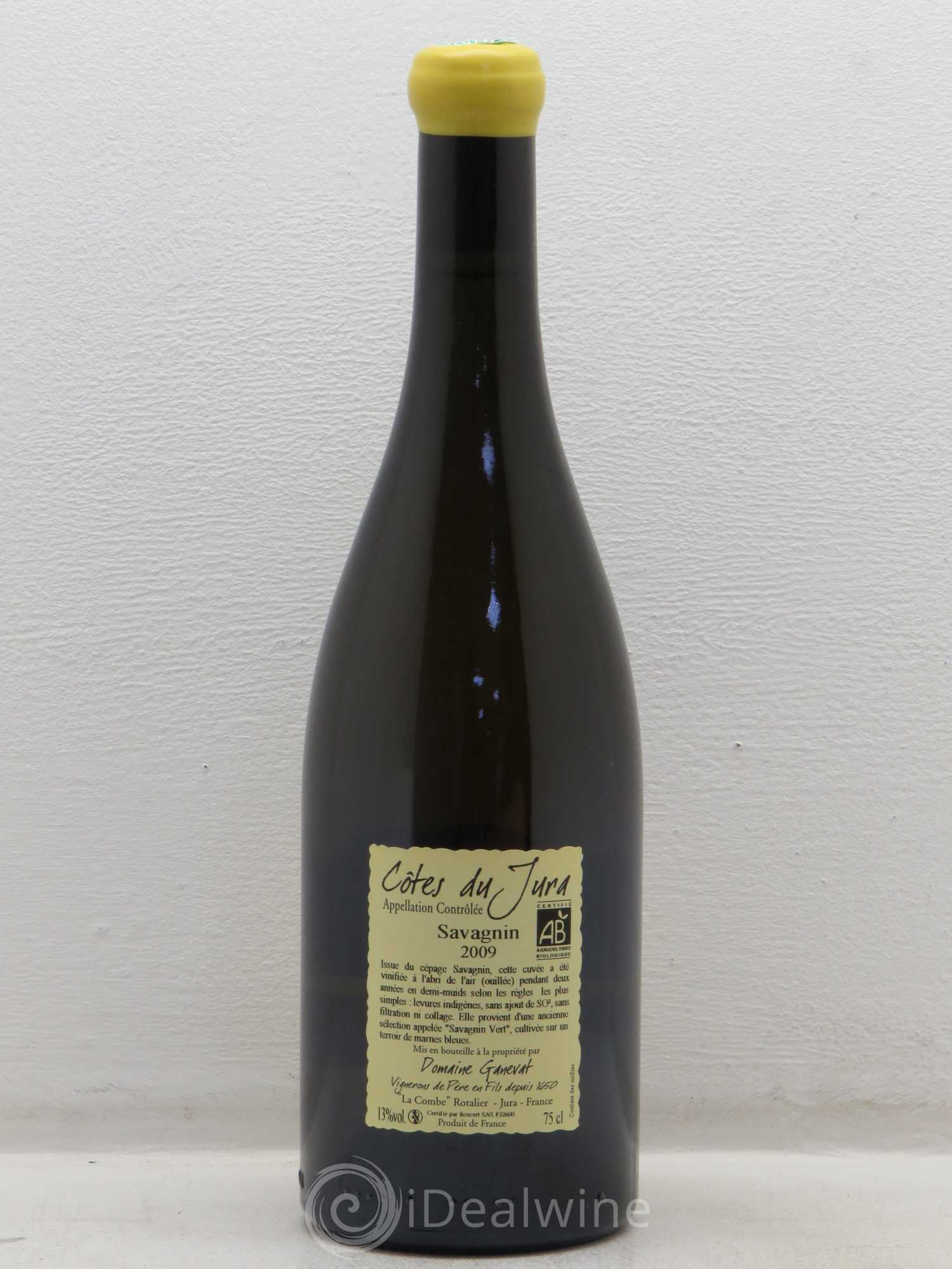 Côtes du Jura Les Chalasses Marnes Bleues Jean-François Ganevat (Domaine) 2009 - Lot de 1 bouteille - 1