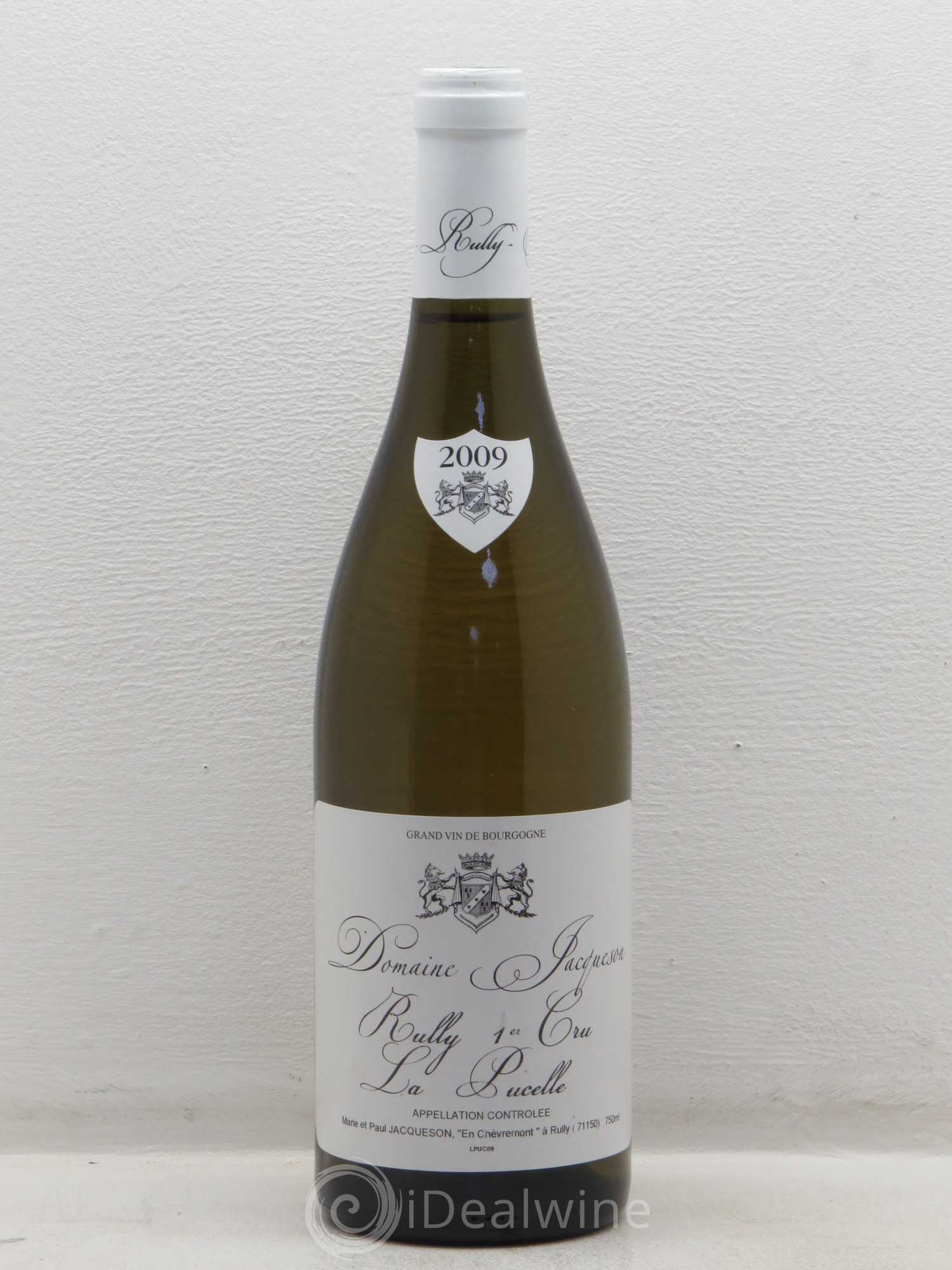 Rully 1er Cru La Pucelle Paul & Marie Jacqueson 2009 - Lot de 1 bouteille - 0