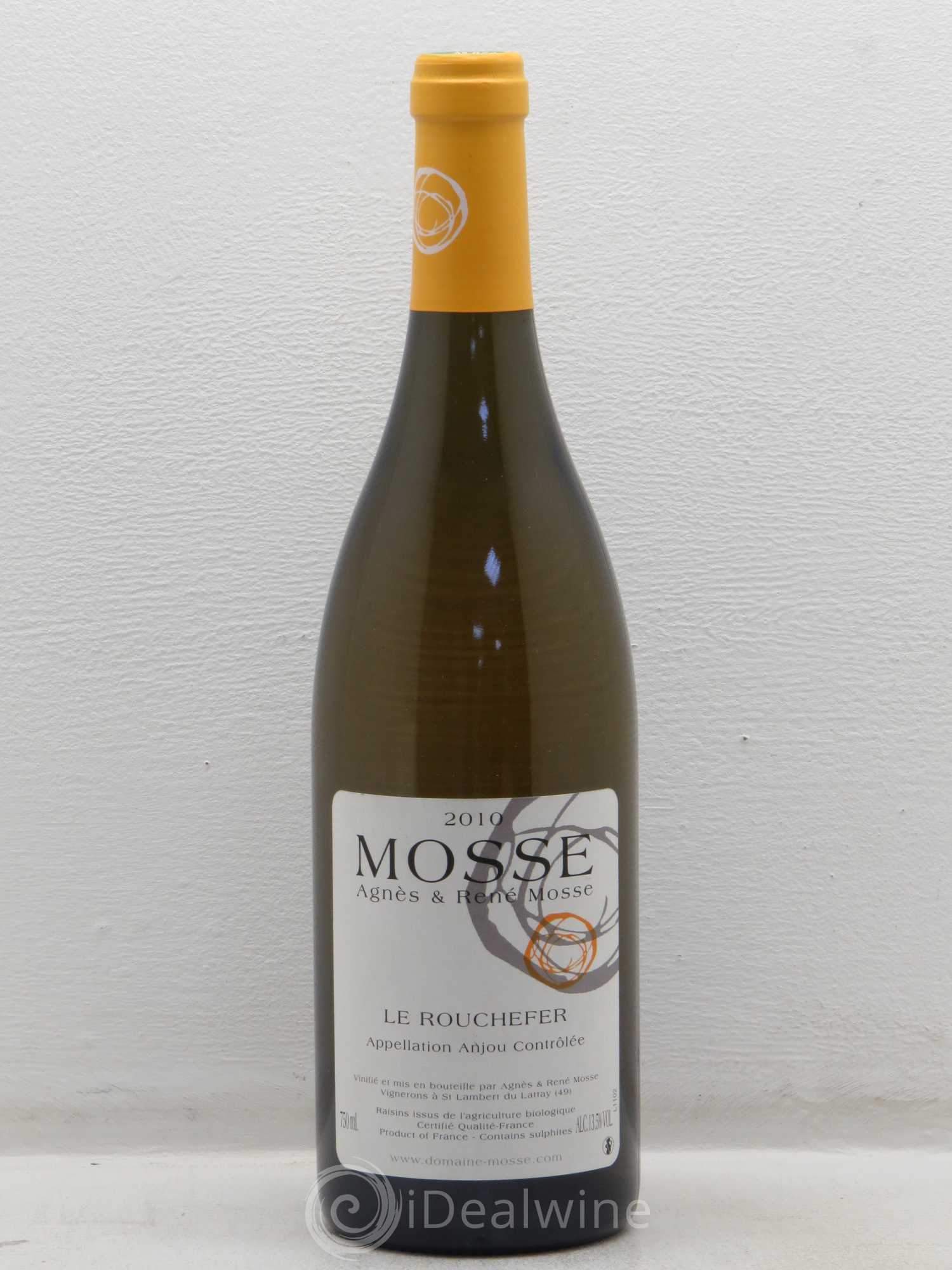 Anjou Le Rouchefer Mosse (sans prix de réserve) 2010 - Posten von 1 Flasche - 0