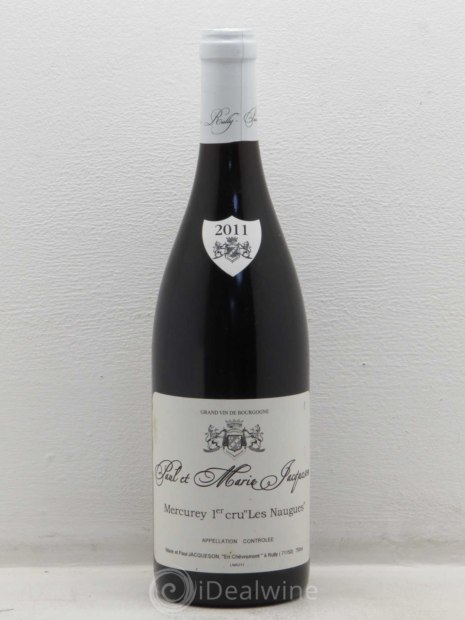 Mercurey 1er Cru Jacqueson Les Naugues 2011 - Posten von 1 Flasche - 0