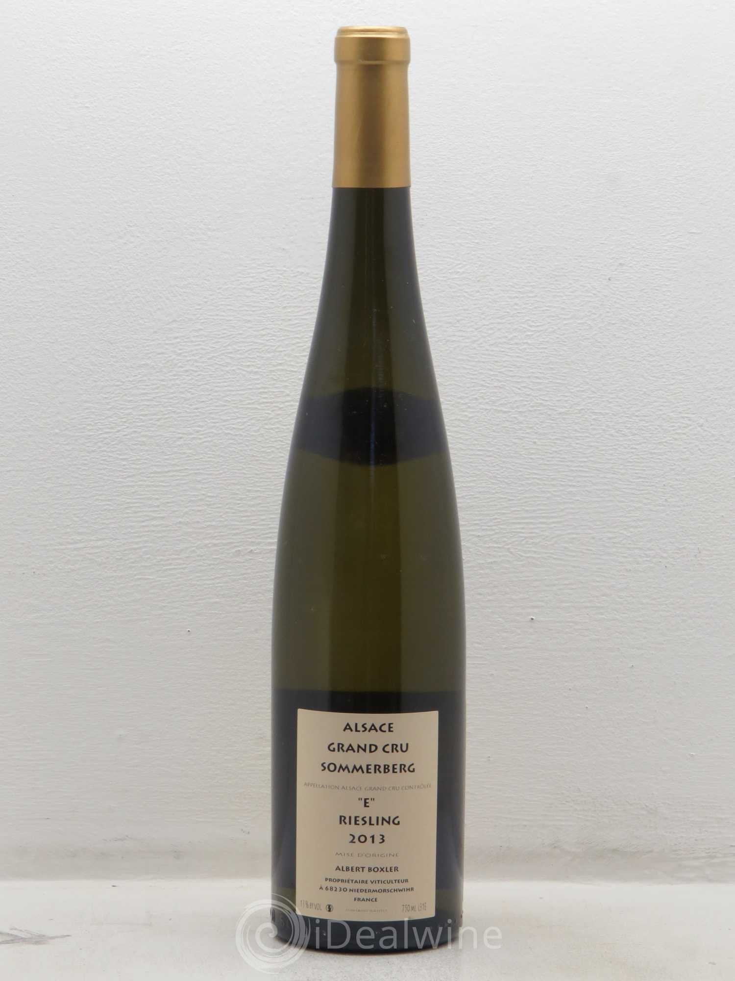 Riesling Sommerberg Cuvee E Albert Boxler 2013 - Posten von 1 Flasche - 1