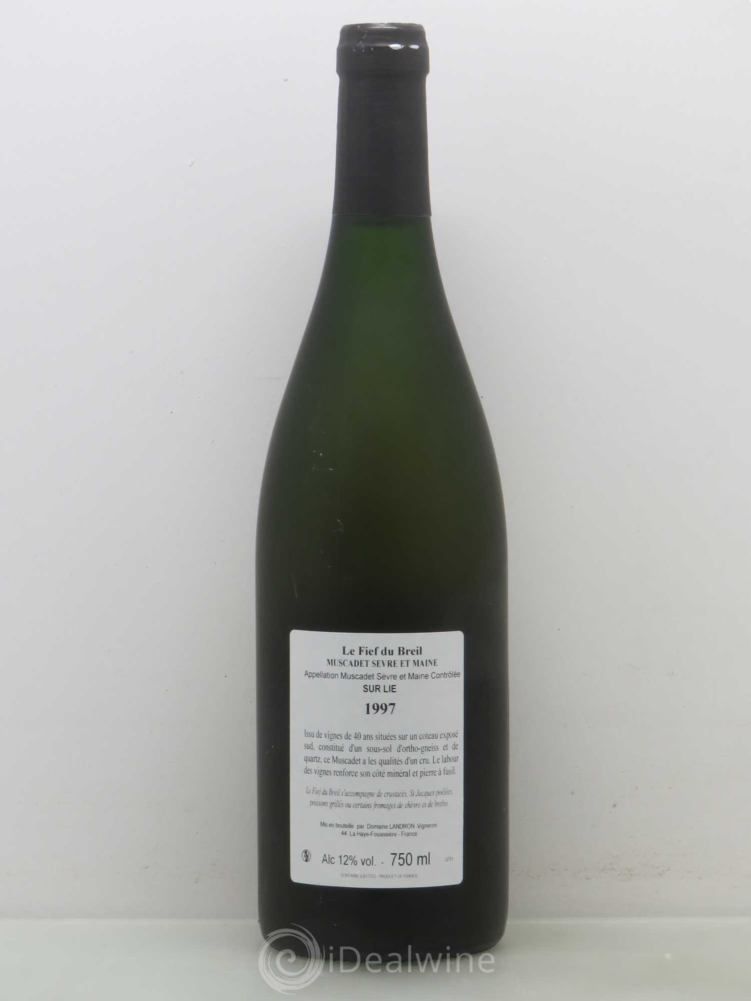 Muscadet-Sèvre-et-Maine Le Fief Du Breil Domaine Louvetrie 1997 - Posten von 1 Flasche - 1