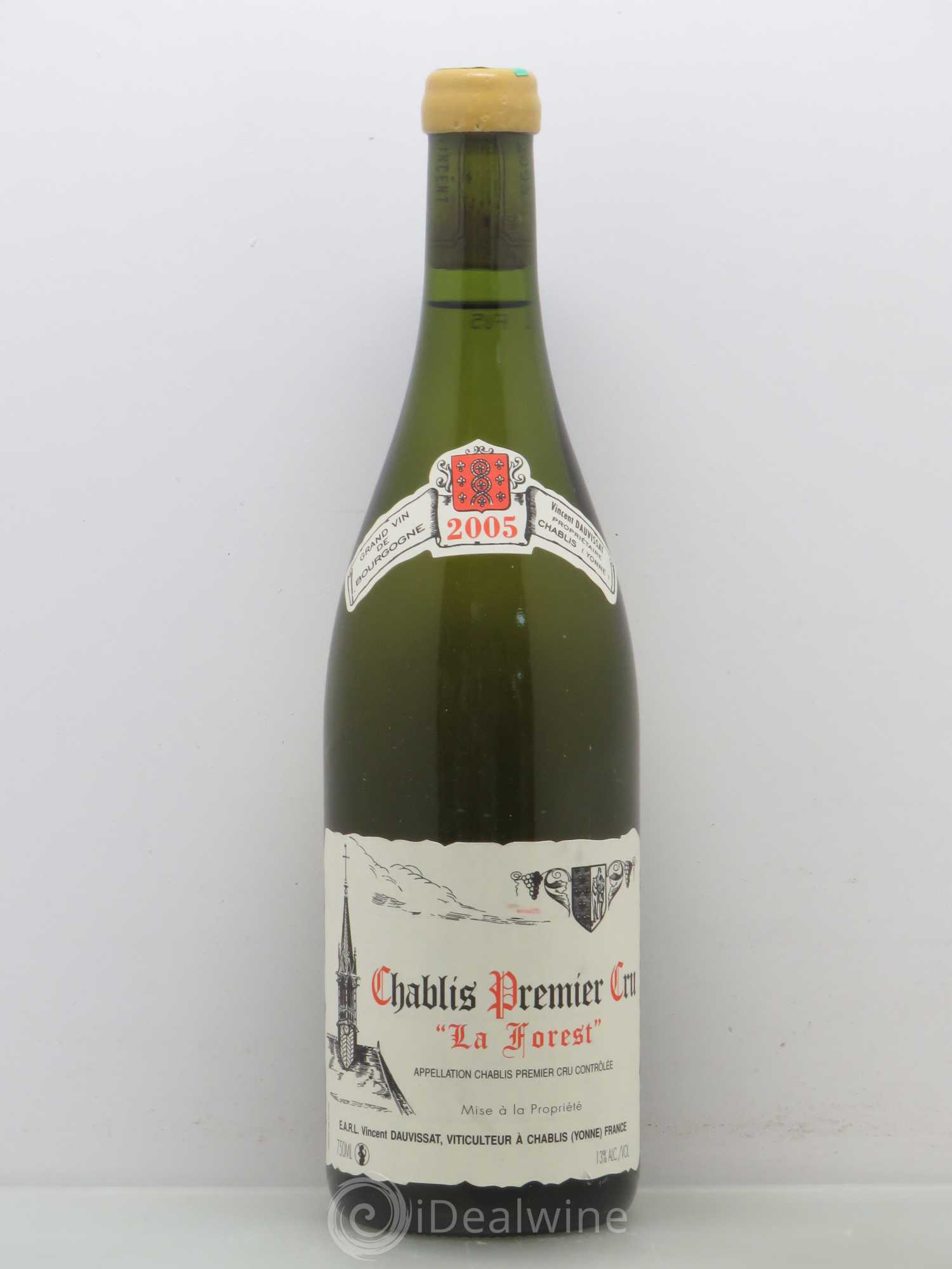 Chablis 1er Cru La Forest Vincent Dauvissat (Domaine) 2005 - Lot de 1 bouteille - 0