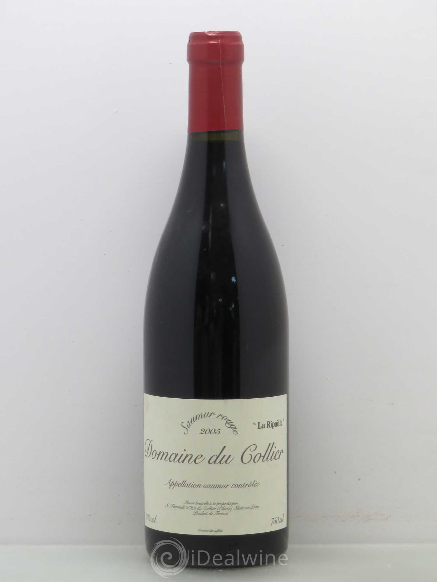 Saumur La Ripaille Domaine du Collier 2005 - Lot de 1 bouteille - 0