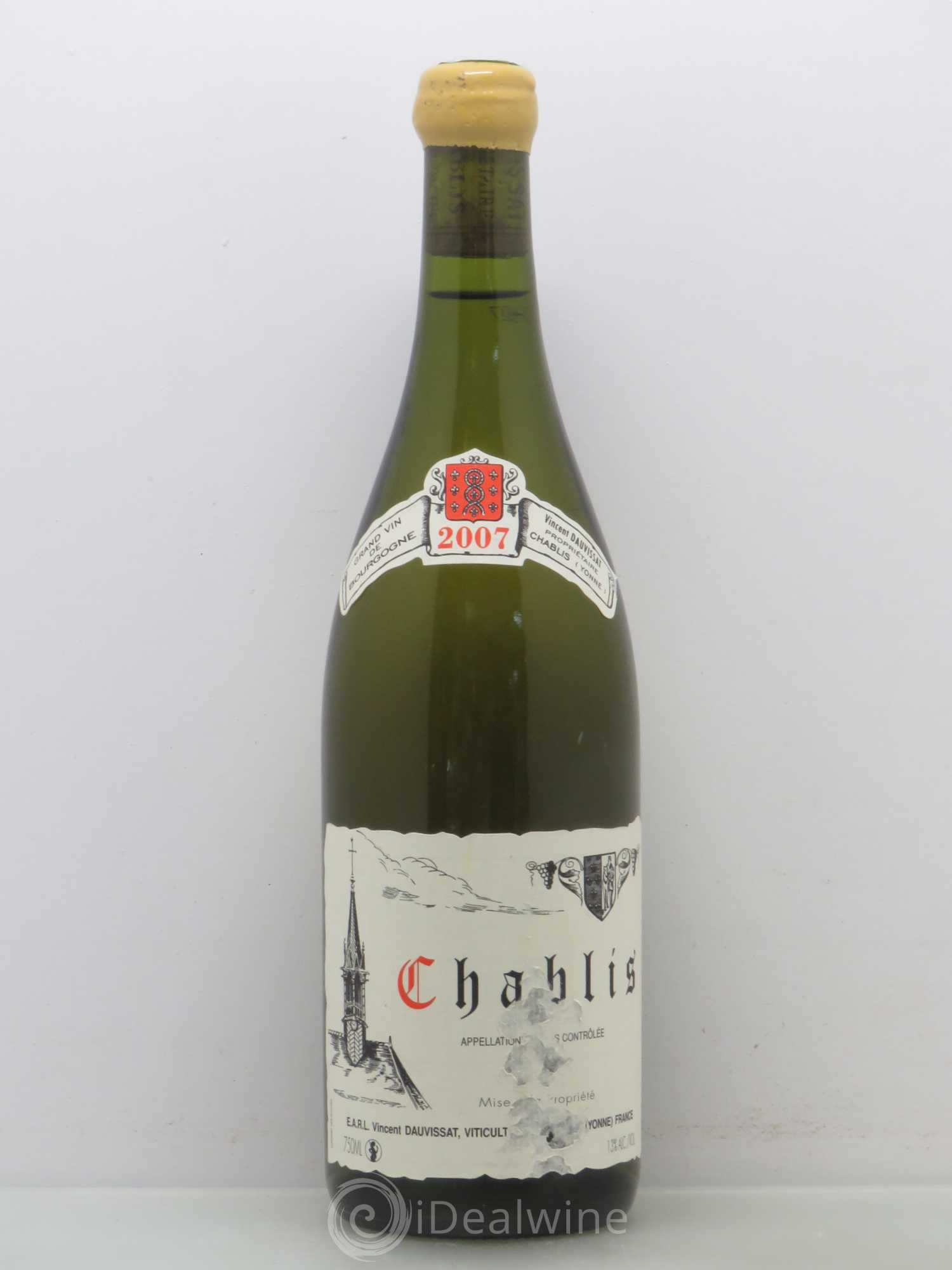 Chablis Vincent Dauvissat (Domaine) 2007 - Lot de 1 bouteille - 0