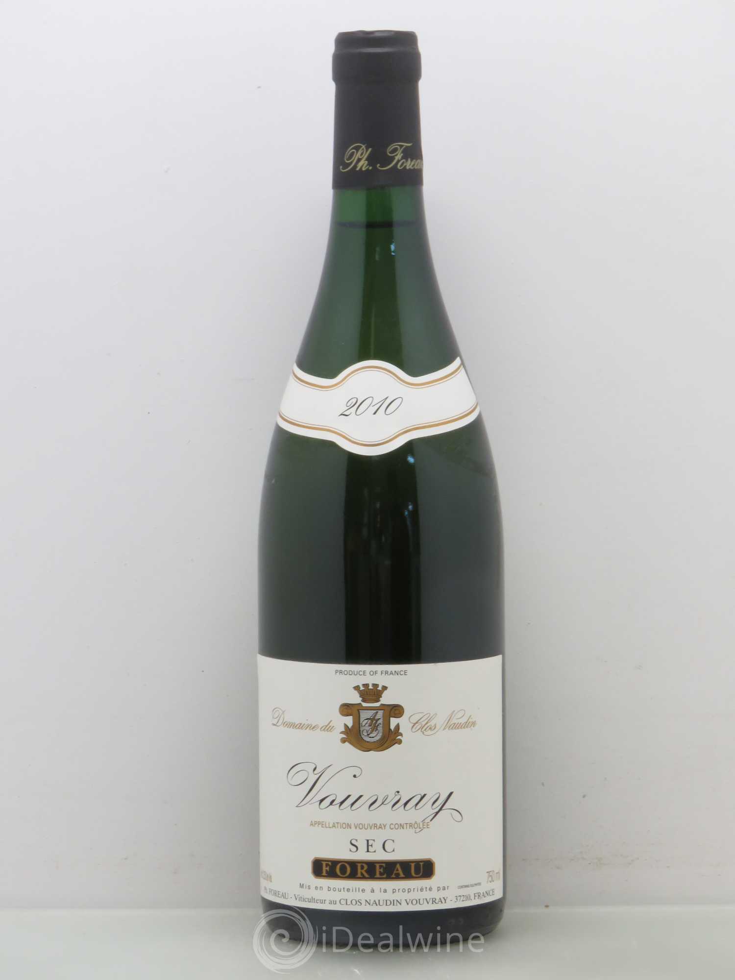 Vouvray Sec Clos Naudin - Philippe Foreau 2010 - Lot de 1 bouteille - 0