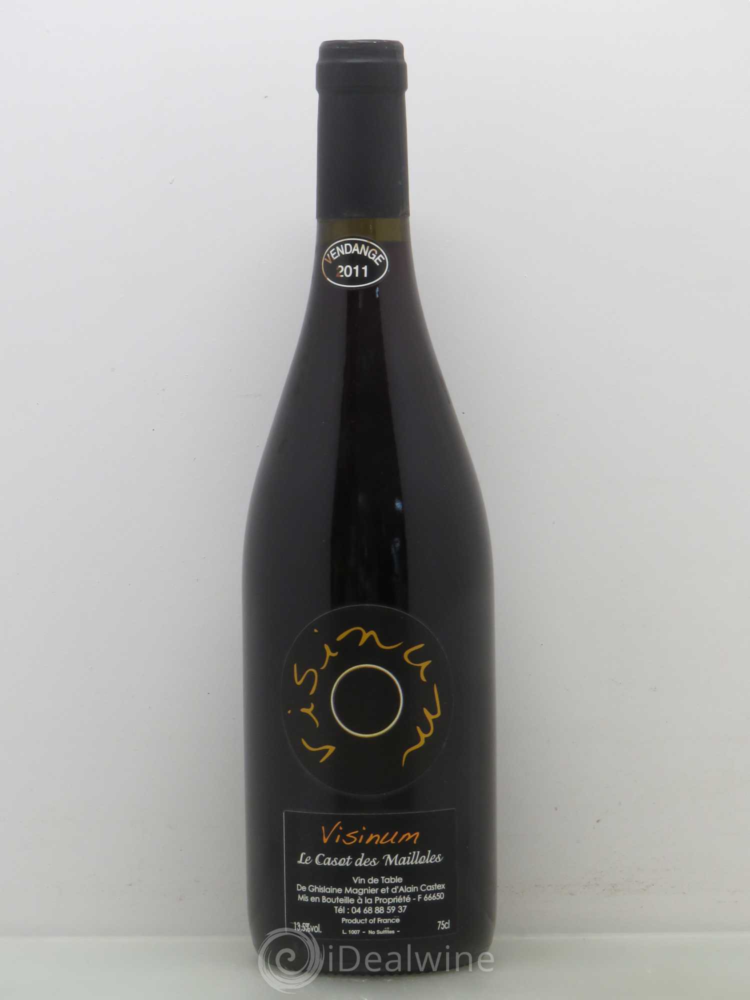 Vin de table Le Casot Des Mailloles Visinum 2011 - Posten von 1 Flasche - 0