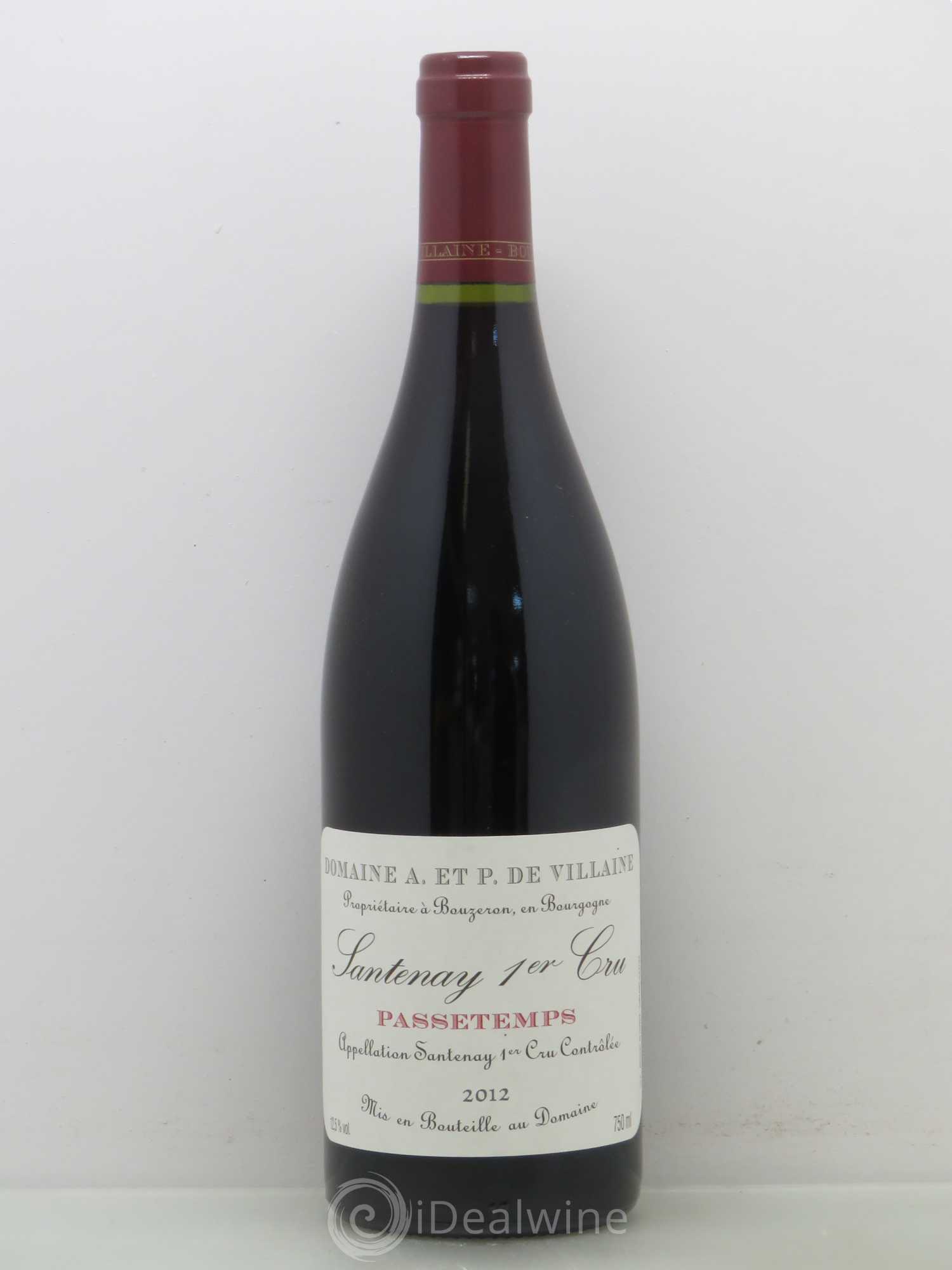 Santenay 1er Cru Passetemps De Villaine 2012 - Posten von 1 Flasche - 0