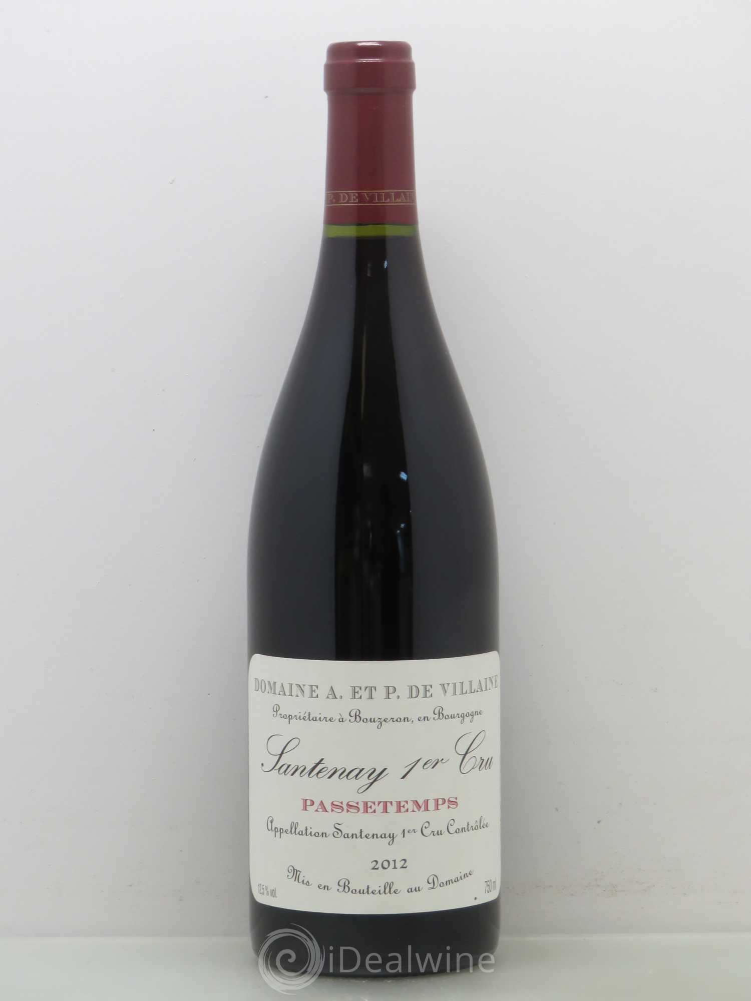 Santenay 1er Cru Passetemps De Villaine 2012 - Posten von 1 Flasche - 0