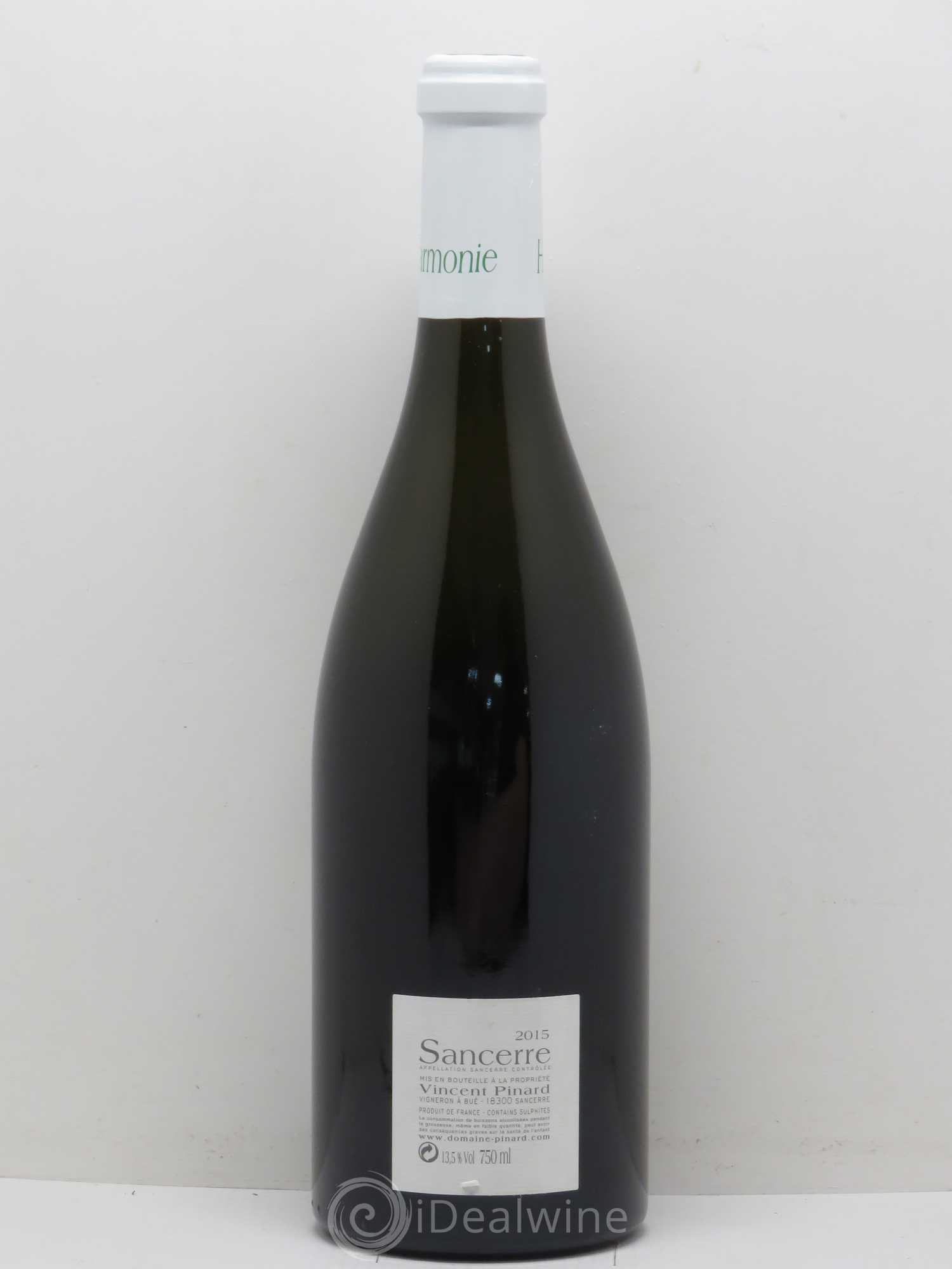 Sancerre Harmonie Vincent Pinard 2015 - Lot de 1 bouteille - 1