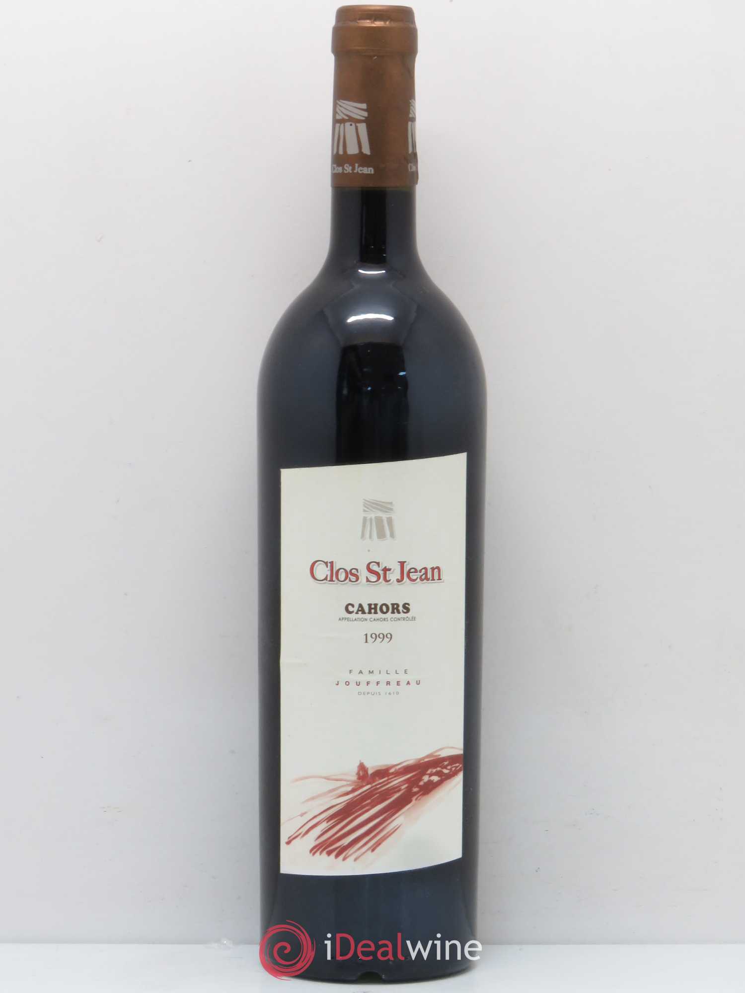 Cahors Clos Saint Jean Clos de Gamot Famille Jouffreau 1999 - Posten von 1 Flasche - 0
