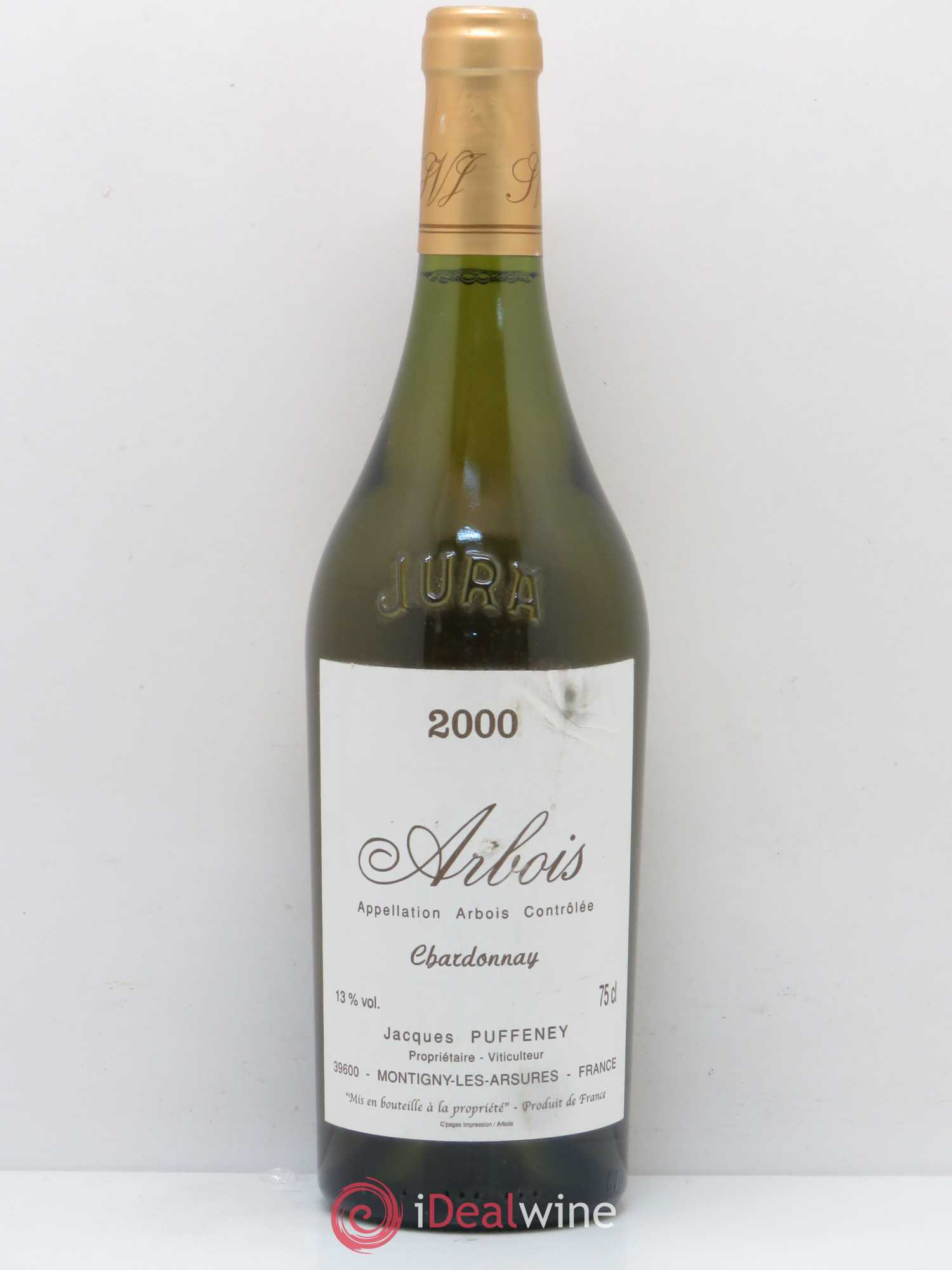 Arbois Chardonnay Jacques Puffeney 2000 - Posten von 1 Flasche - 0