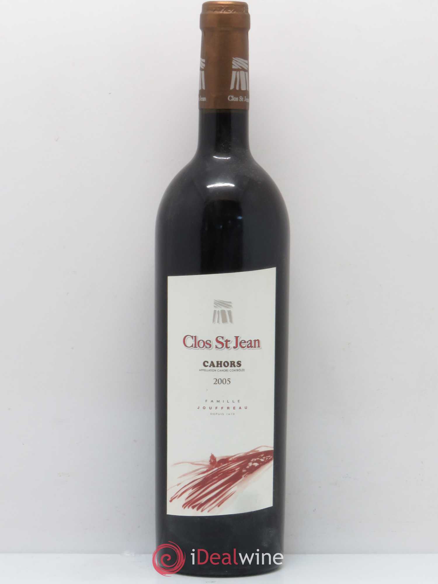 Cahors Clos Saint Jean Clos de Gamot Famille Jouffreau 2005 - Posten von 1 Flasche - 0