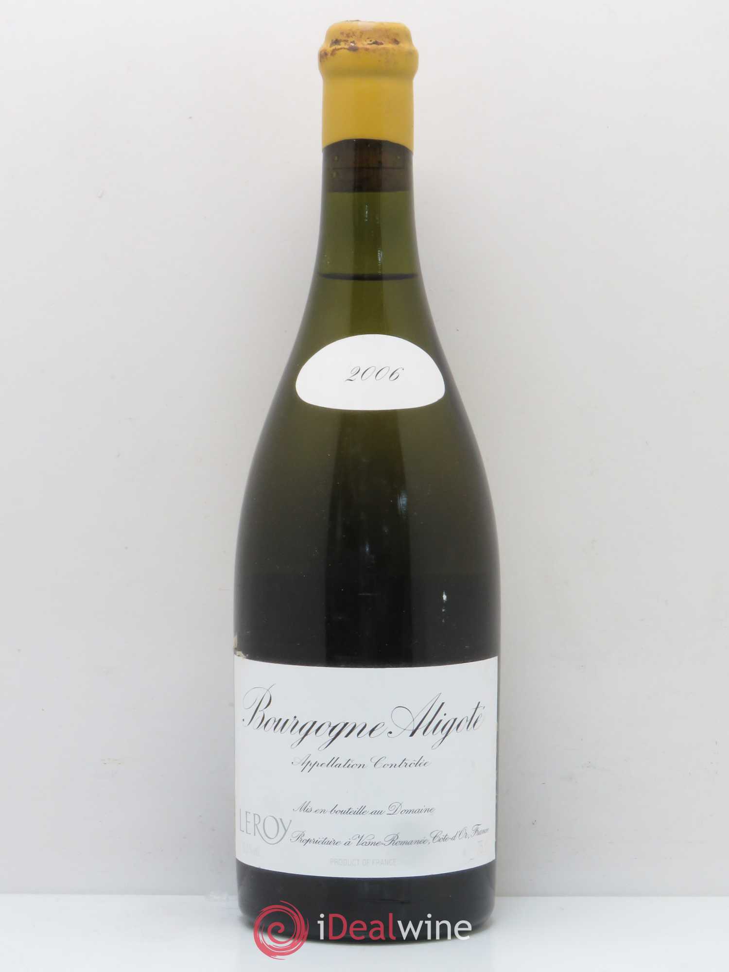 Buy Bourgogne Aligoté Leroy (Domaine) 2006 (lot: B2104906-3136)