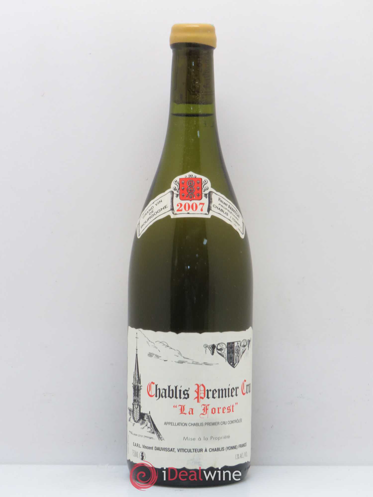 Chablis 1er Cru La Forest Vincent Dauvissat (Domaine) 2007 - Lot de 1 bouteille - 0