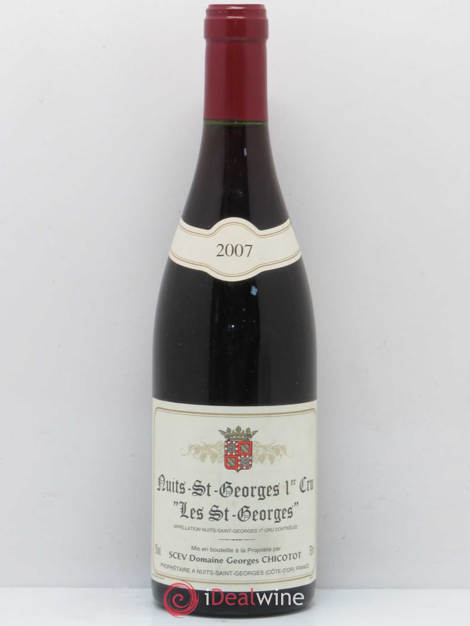 Nuits-Saint-Georges 1er Cru Les Saint Georges Domaine Georges Chicotot 2007 - Posten von 1 Flasche - 0