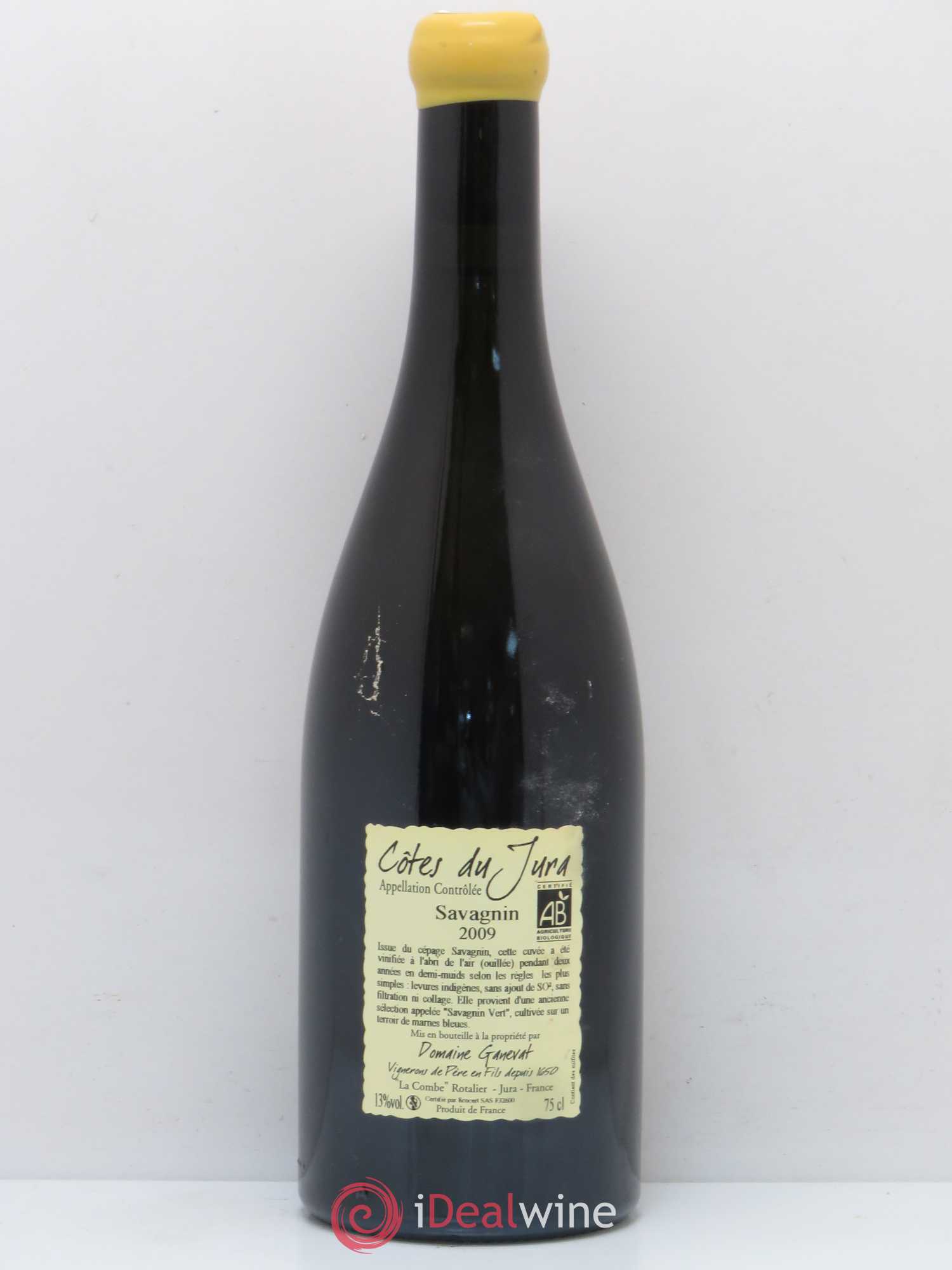 Côtes du Jura Les Chalasses Marnes Bleues Jean-François Ganevat (Domaine) 2009 - Lot de 1 bouteille - 1