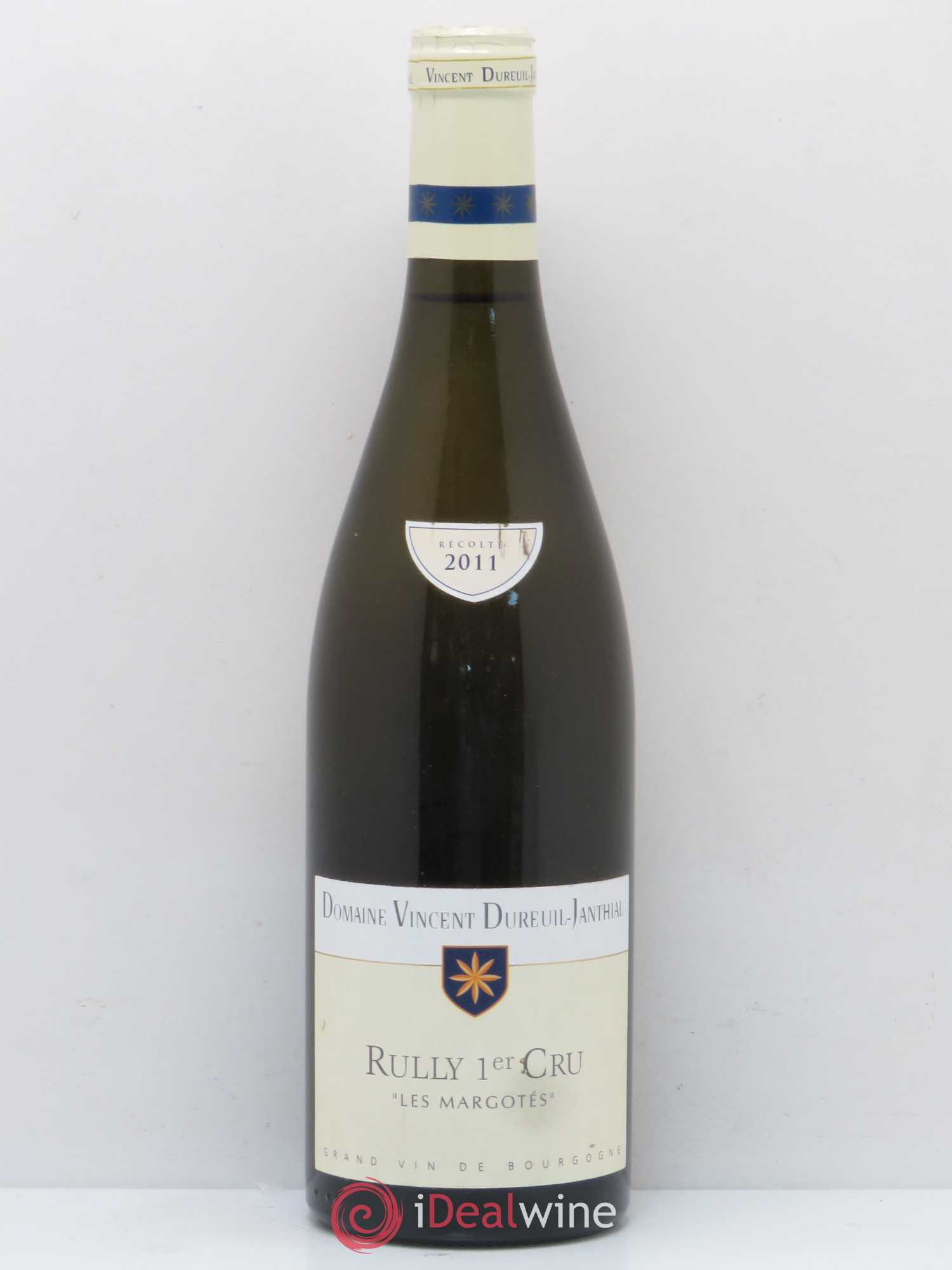 Rully 1er Cru Les Margotés Vincent Dureuil Janthial 2011 - Posten von 1 Flasche - 0