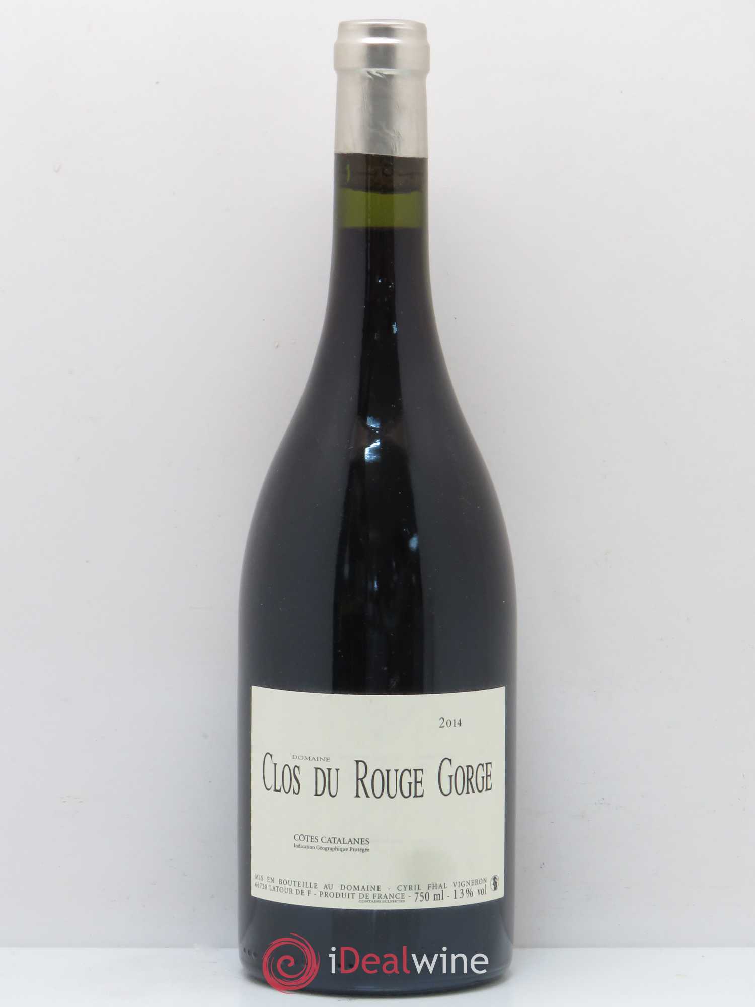 Côtes Catalanes (VDP des Côtes Catalanes) Clos du Rouge Gorge 2014 - Lot de 1 bouteille - 0