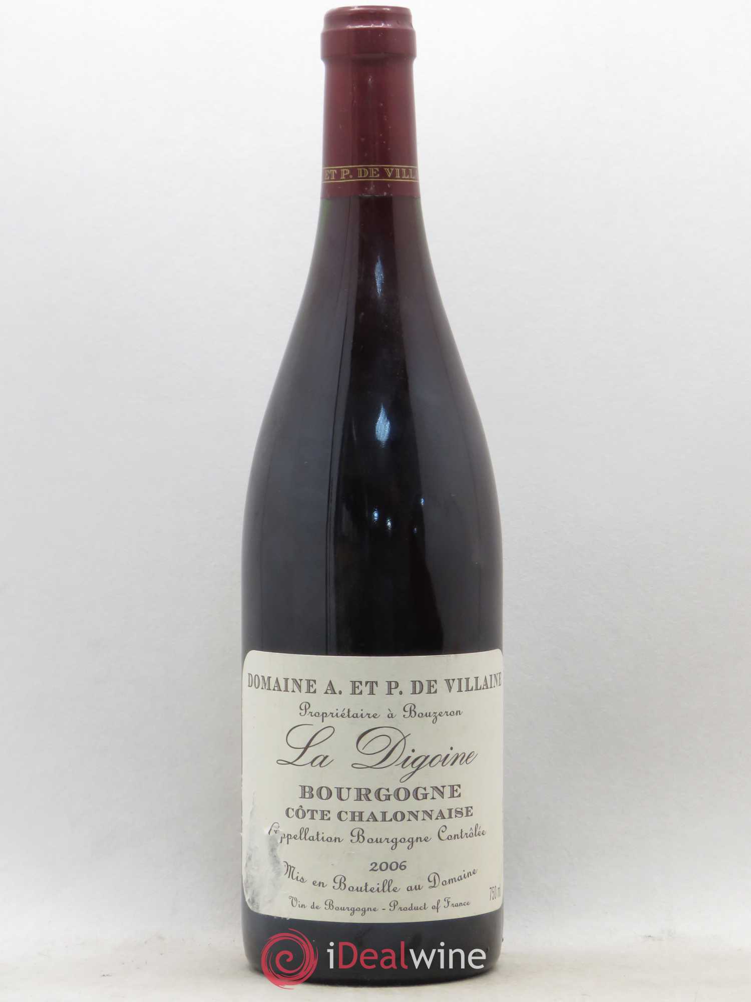 Bourgogne La Digoine Domaine de Villaine 2006 - Lot de 1 bouteille - 0