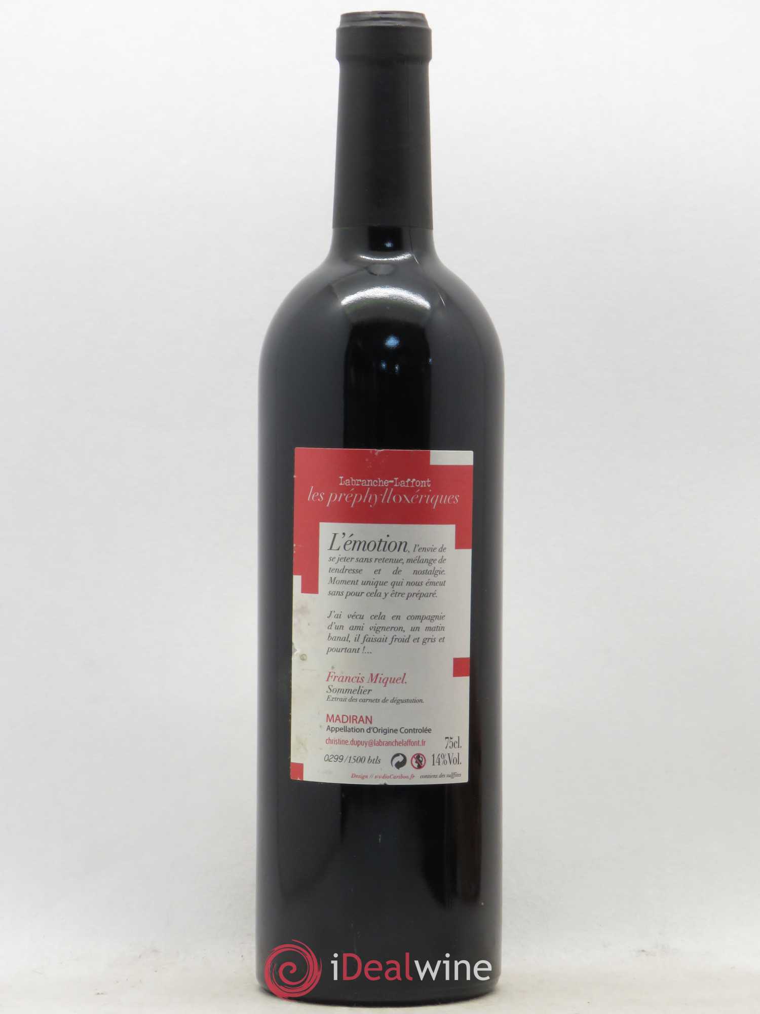 Madiran Les Préphylloxériques Labranche Laffont 2007 - Posten von 1 Flasche - 1