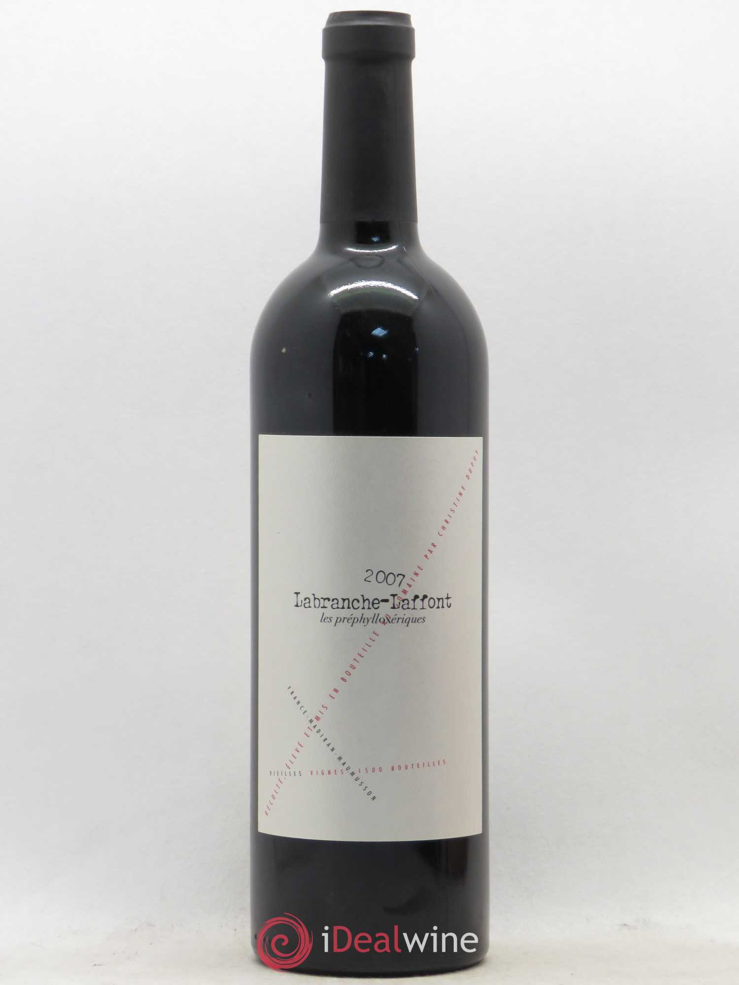 Madiran Les Préphylloxériques Labranche Laffont 2007 - Posten von 1 Flasche - 0