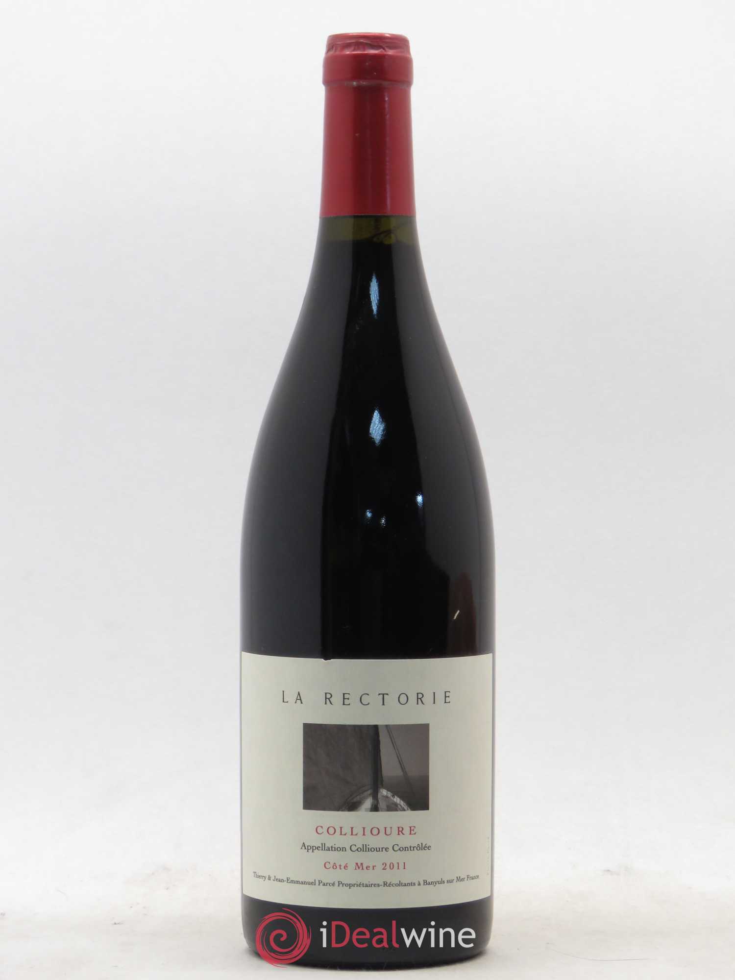 Collioure La Rectorie (Domaine de) Côté Mer Thierry et Jean Emmanuel Parcé 2011 - Lot de 1 bouteille - 0