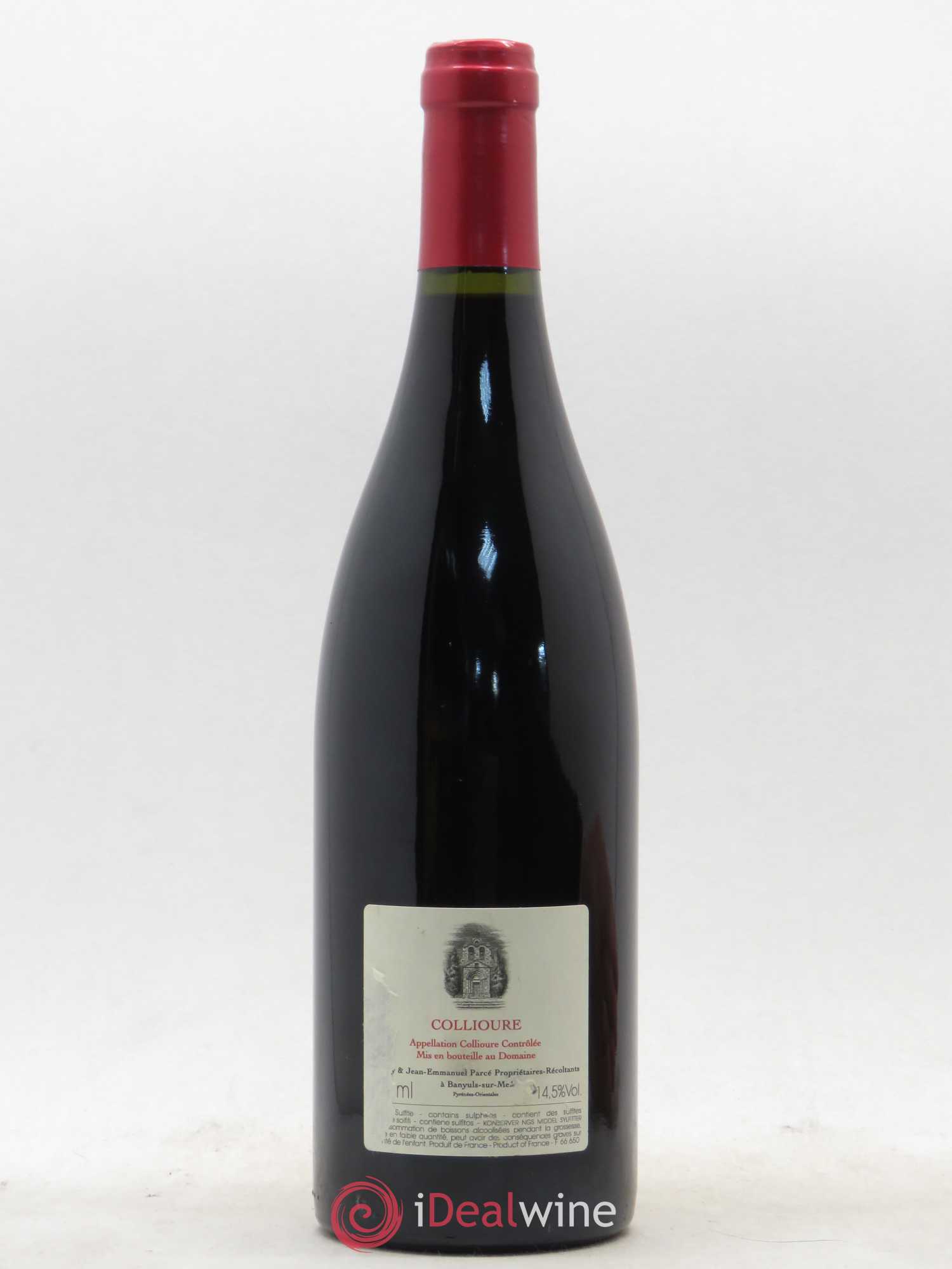Collioure La Rectorie (Domaine de) Oriental Thierry et Jean Emmanuel Parcé 2011 - Lot de 1 bouteille - 1