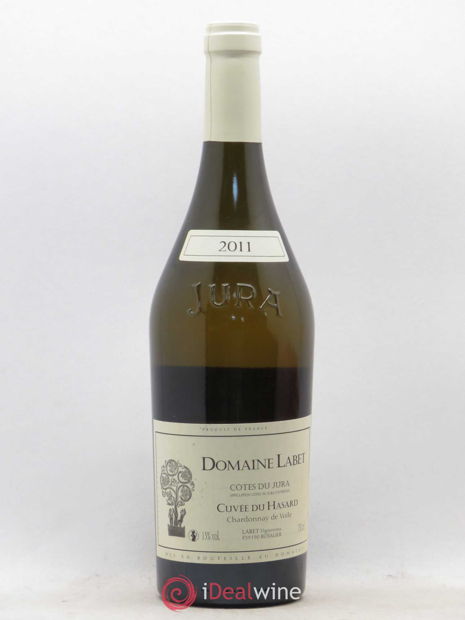 Côtes du Jura Chardonnay de Voile Cuvée du Hasard Labet (Domaine) 2011 - Posten von 1 Flasche - 0