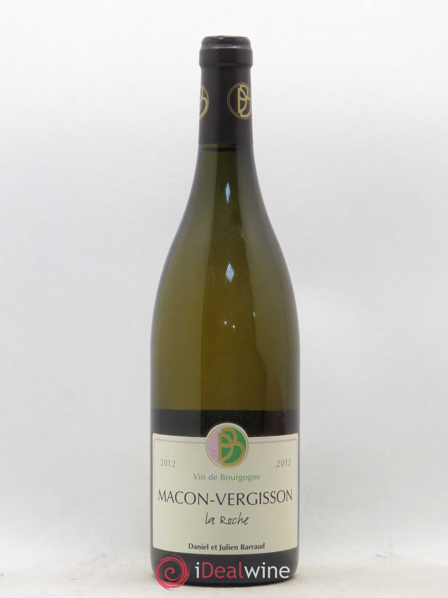 Mâcon Vergisson La Roche Barraud 2012 - Lot de 1 bouteille - 0