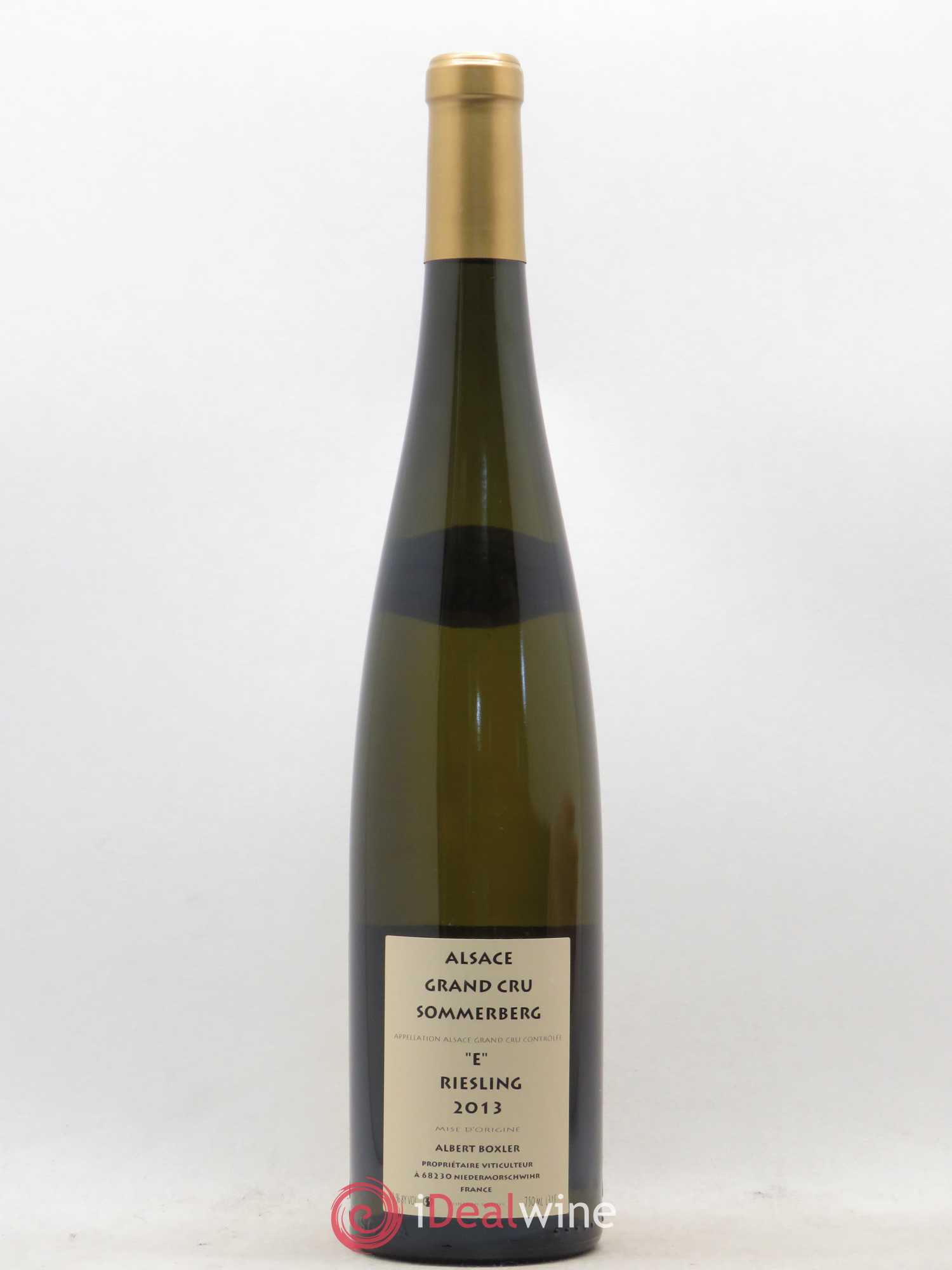 Riesling Grand Cru Sommerberg Cuvée E Albert Boxler 2013 - Posten von 1 Flasche - 1