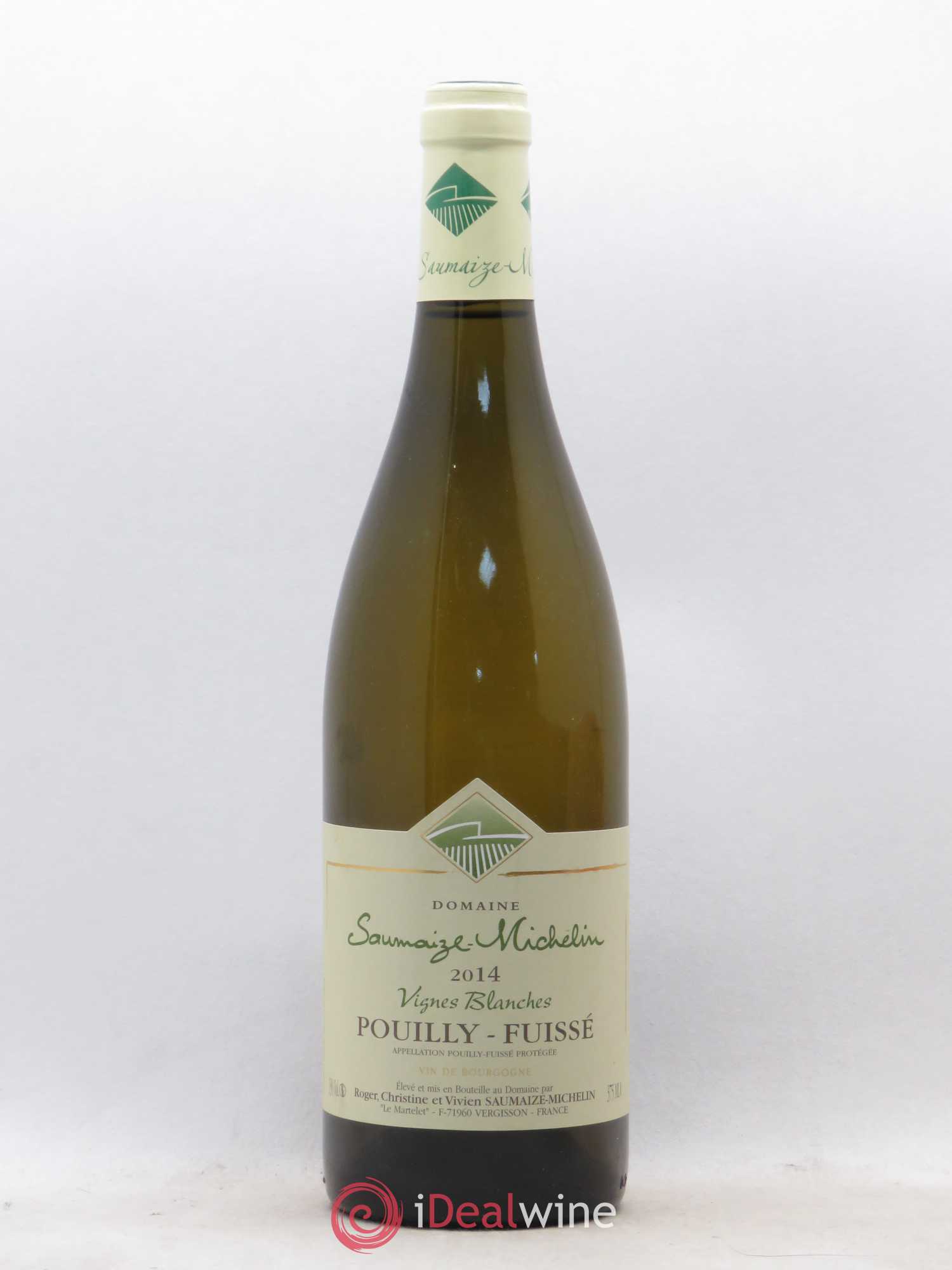Pouilly-Fuissé Vignes blanches Saumaize-Michelin 2014 - Posten von 1 Flasche - 0