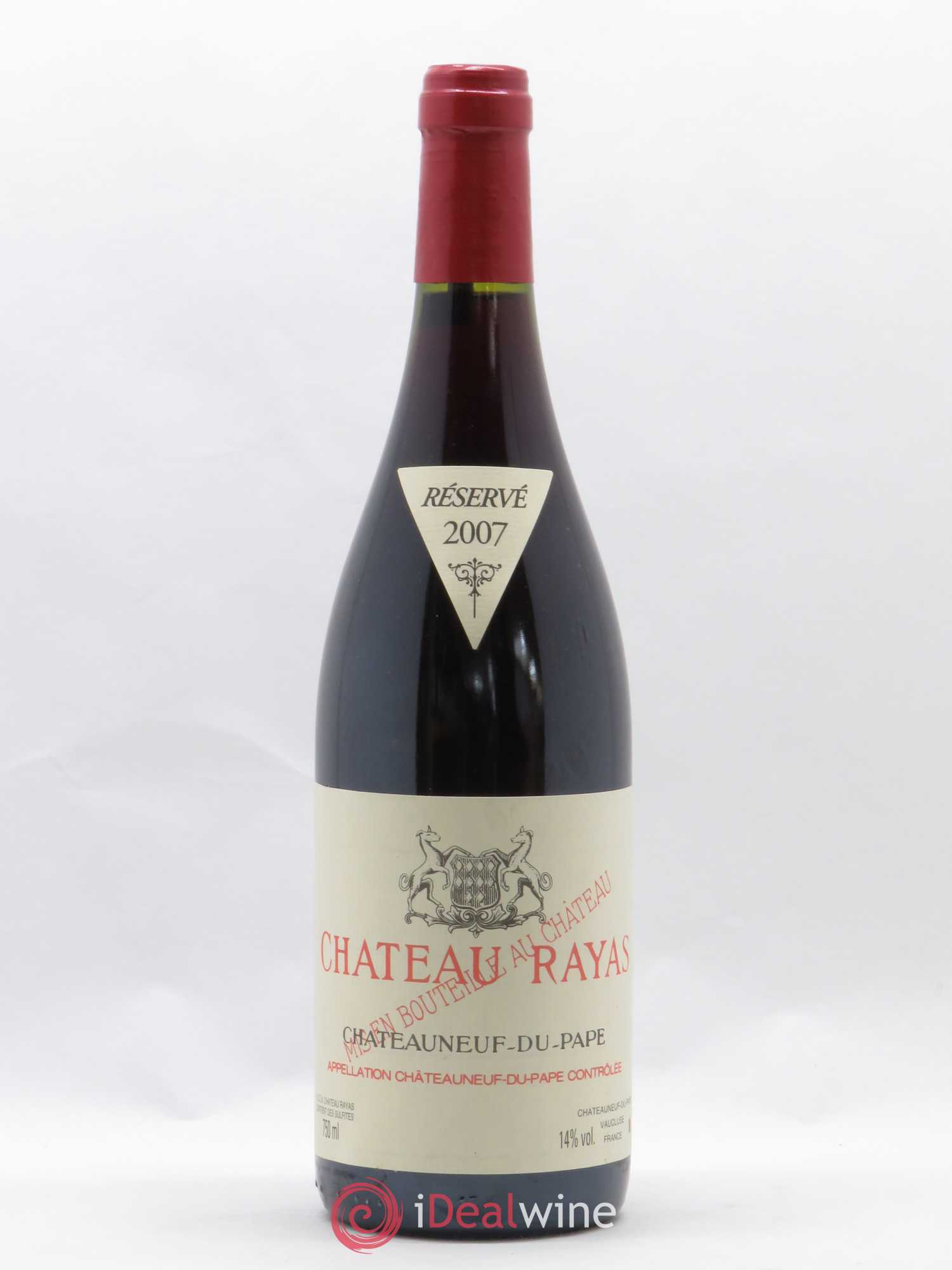 Châteauneuf-du-Pape Château Rayas Emmanuel Reynaud 2007 - Lot de 1 bouteille - 0