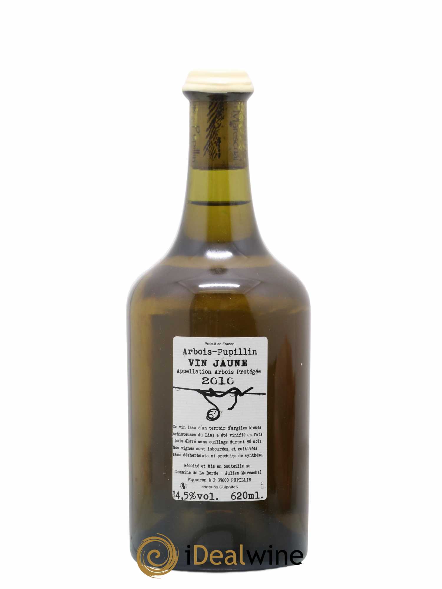 Arbois Vin Jaune Pupillin Domaine de la Borde 2010 - Posten von 1 Flasche - 1