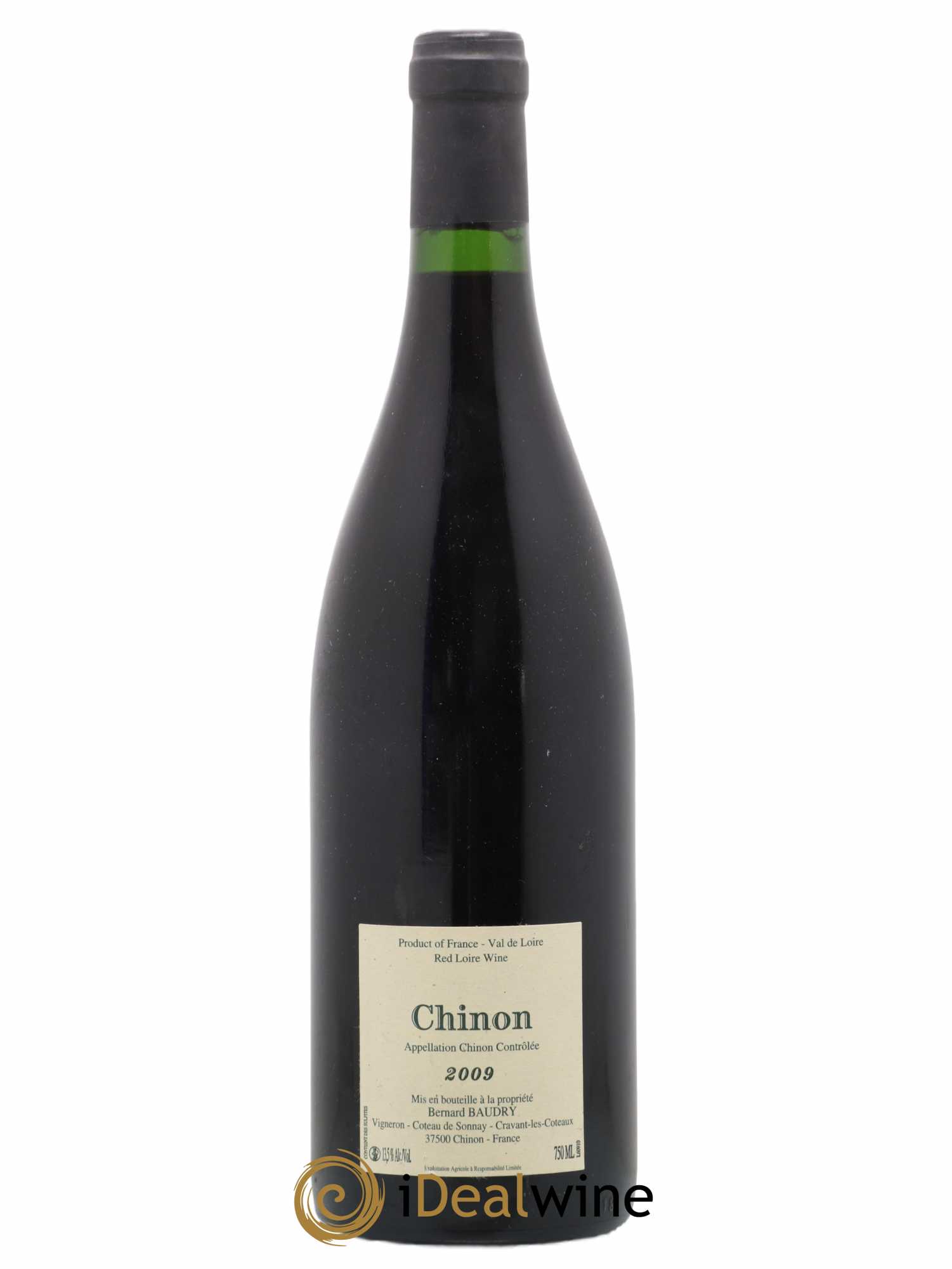 Chinon Franc de Pied Bernard Baudry 2009 - Lot de 1 bouteille - 1