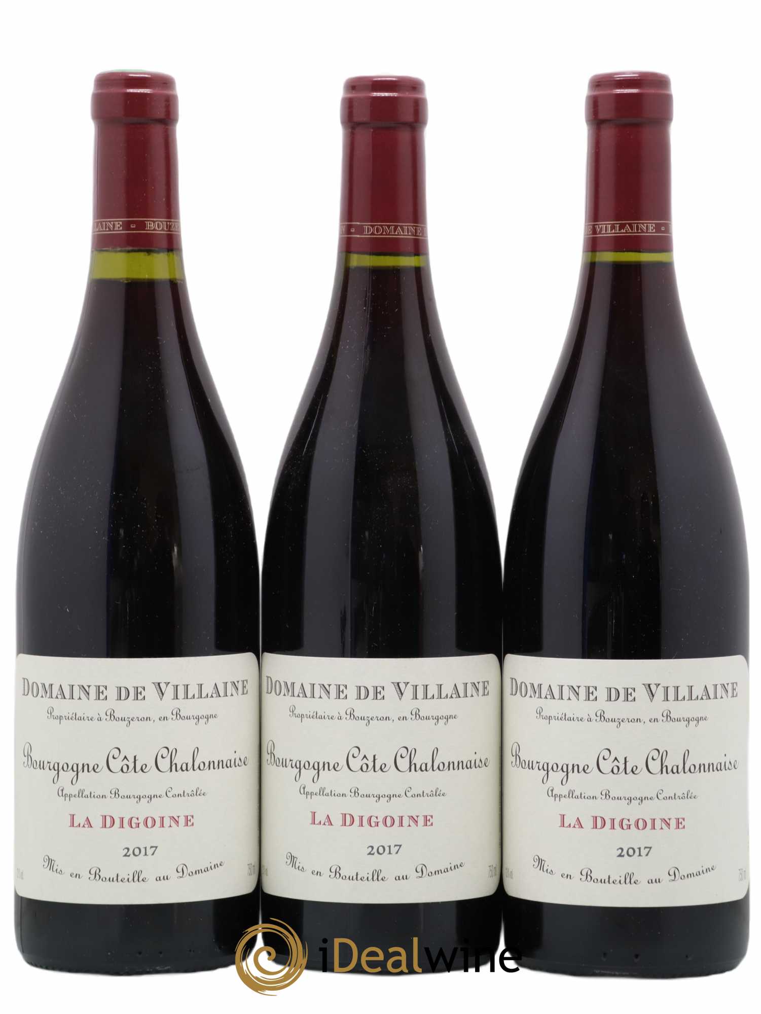 Bourgogne La Digoine Domaine de Villaine 2017 - Lot de 3 bouteilles - 0