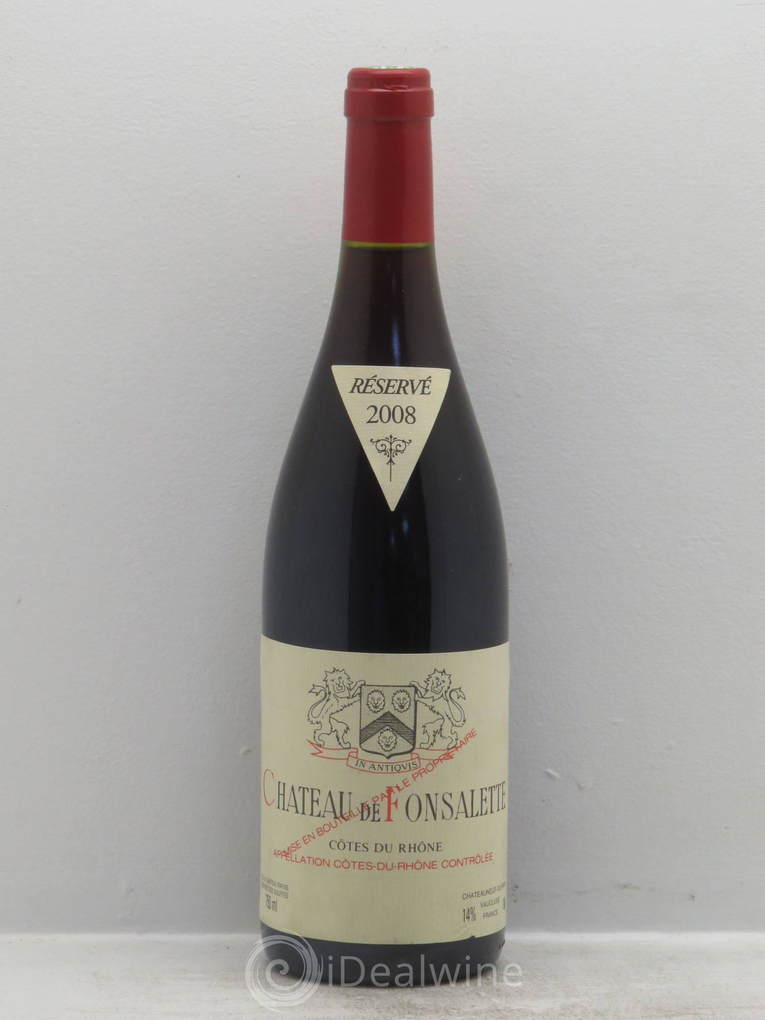 Côtes-du-Rhône Château de Fonsalette Emmanuel Reynaud (sans prix de réserve) 2008 - Lot de 1 bouteille - 0