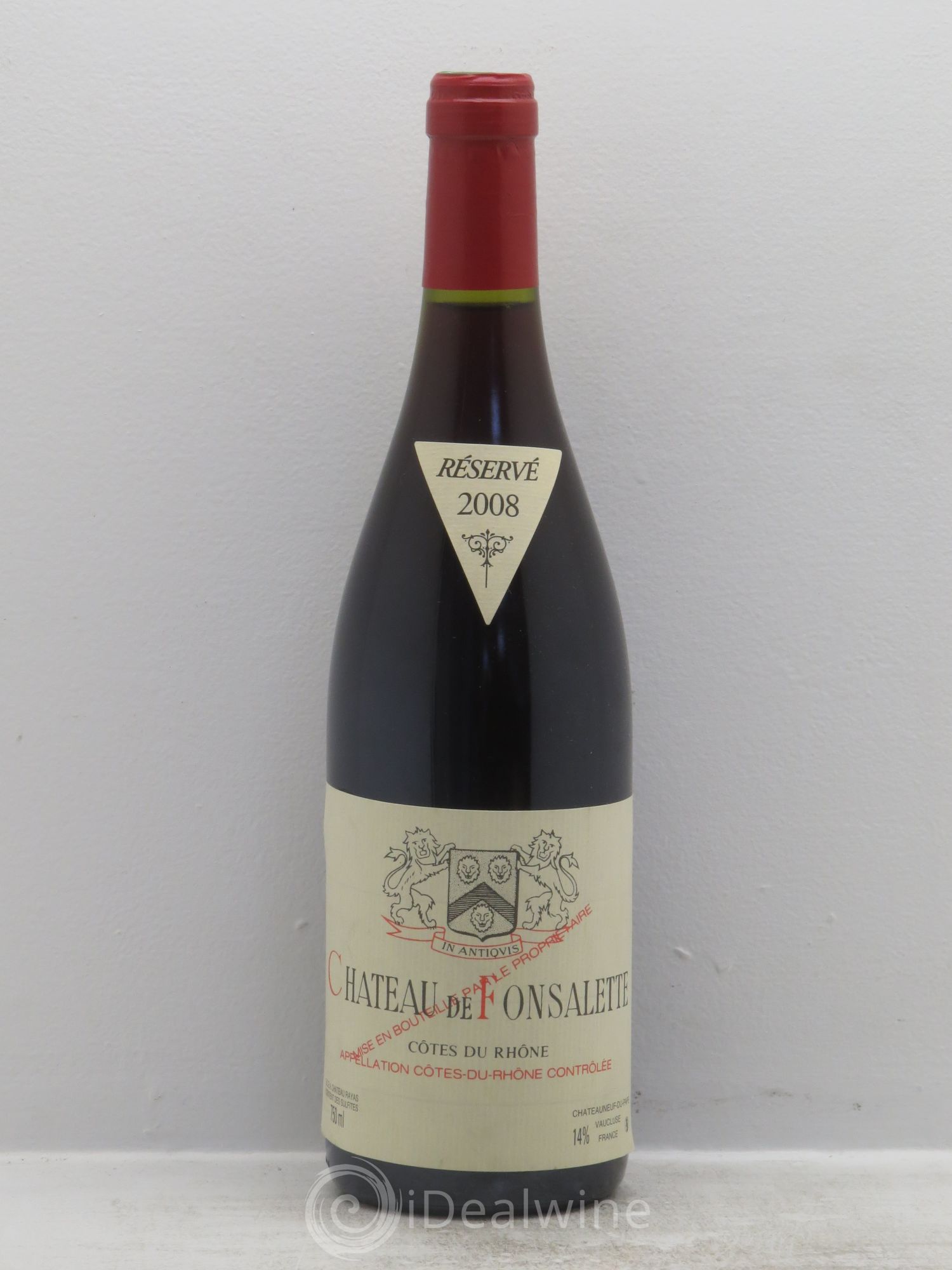 Côtes-du-Rhône Château de Fonsalette Emmanuel Reynaud (sans prix de réserve) 2008 - Lot de 1 bouteille - 0
