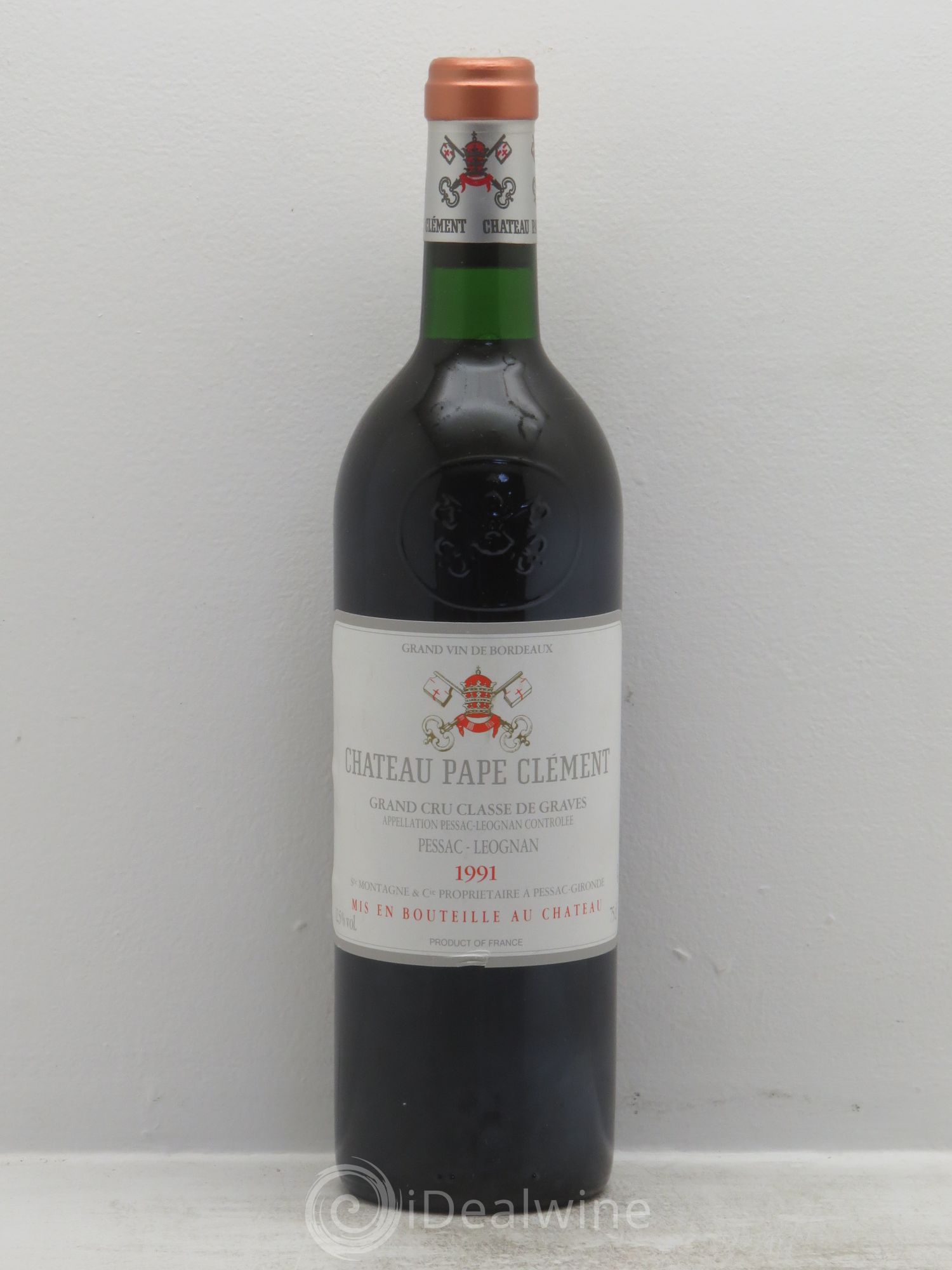 Château Pape Clément Cru Classé de Graves (sans prix de réserve) 1991 - Lot de 1 bouteille - 0