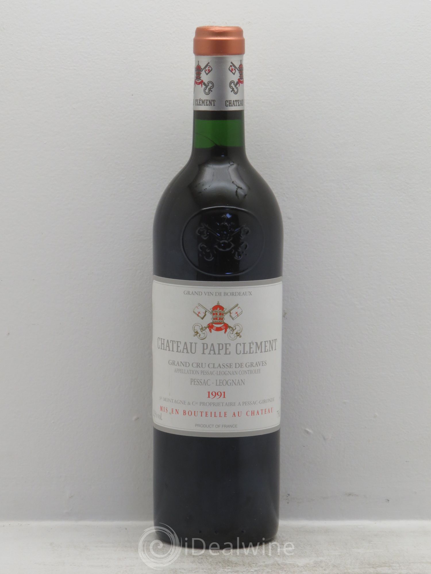 Château Pape Clément Cru Classé de Graves (sans prix de réserve) 1991 - Lot de 1 bouteille - 0